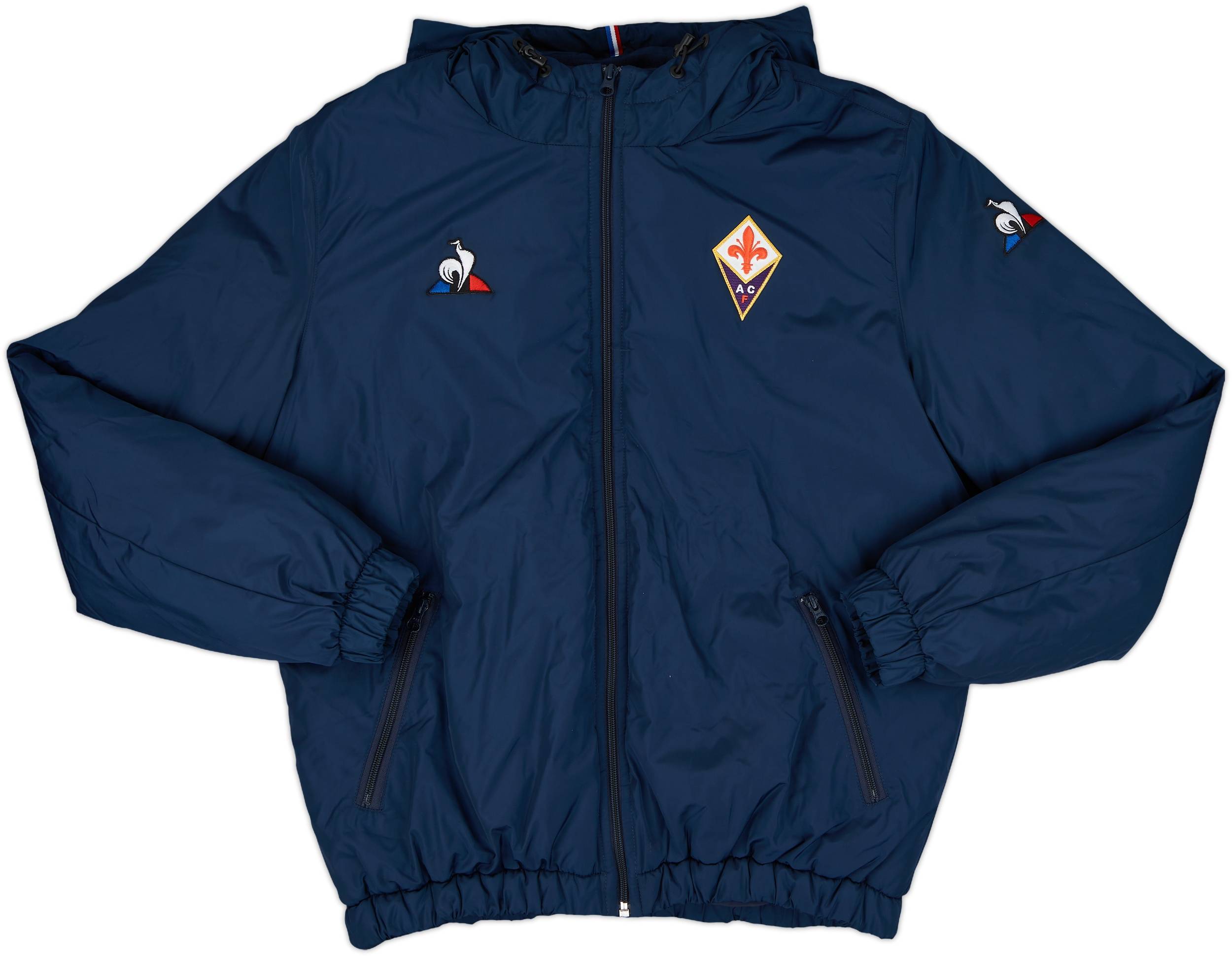 2018-19 Fiorentina Le Coq Sportif Padded Bench Coat - 10/10 - (L)