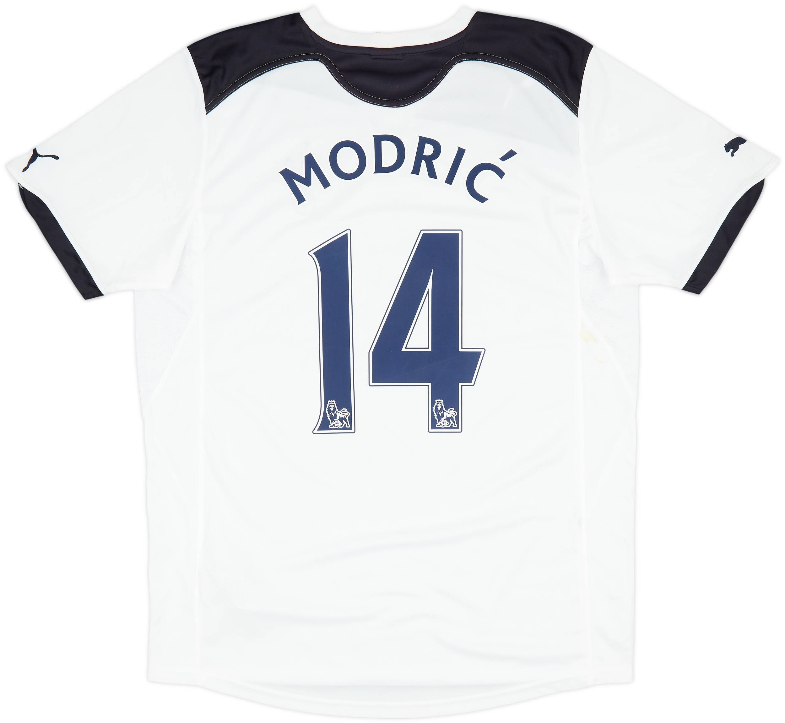 2010-11 Tottenham Home Shirt Modric #14 - 9/10 - (M)