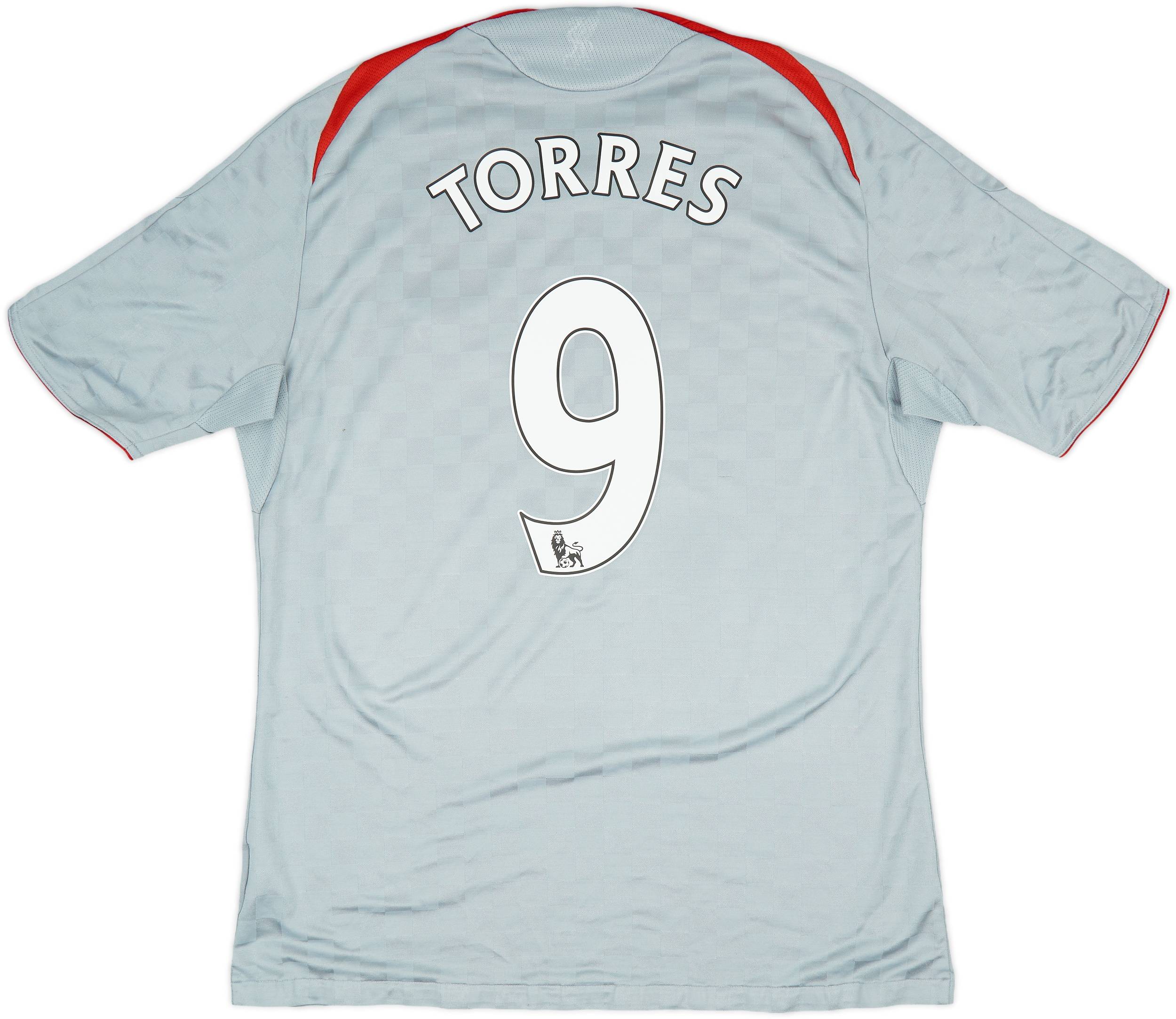 2008-09 Liverpool Away Shirt Torres #9 - 8/10 - (L)