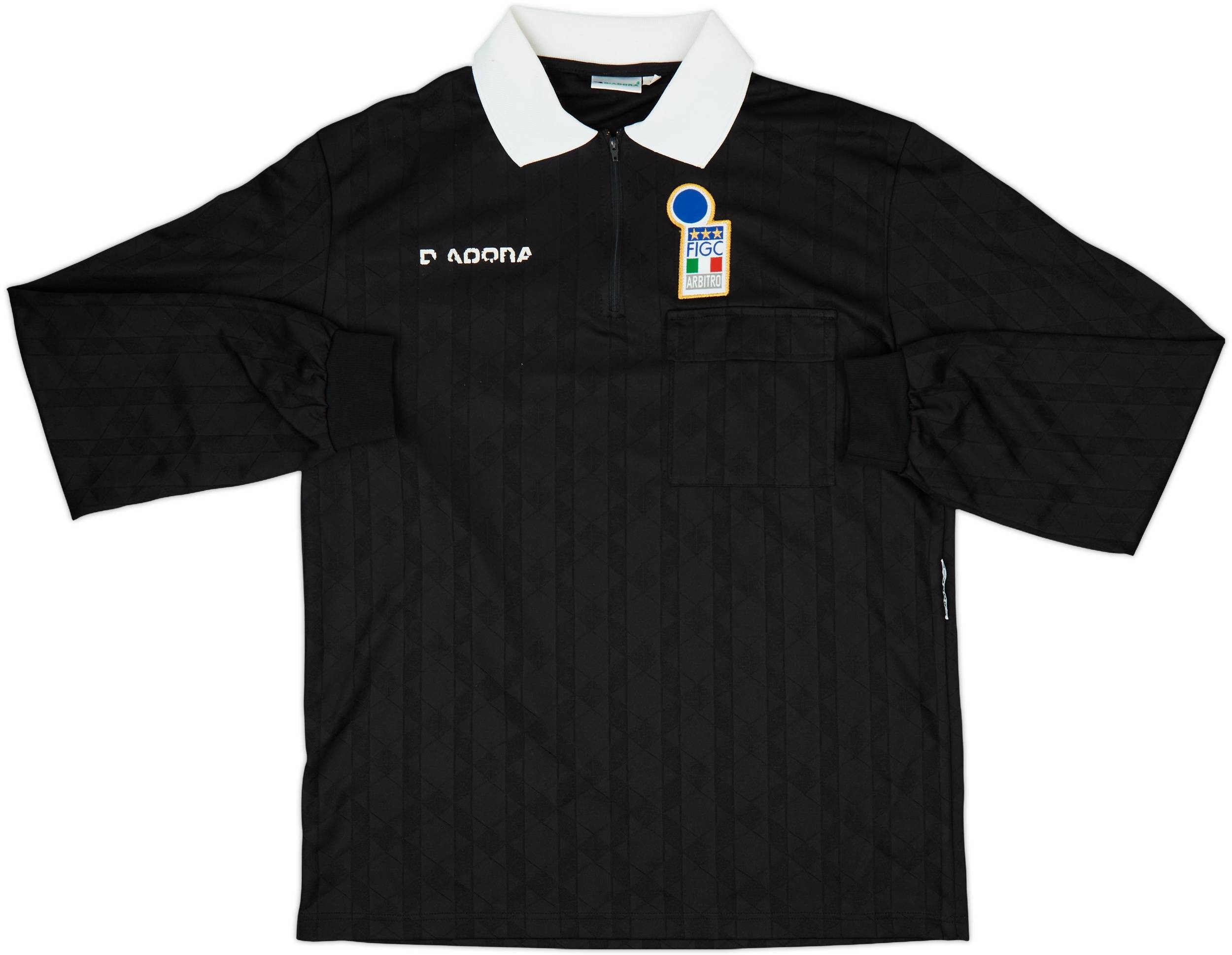 1990s Italy FIGC Diadora Referee L/S Shirt - 5/10 - (XL)