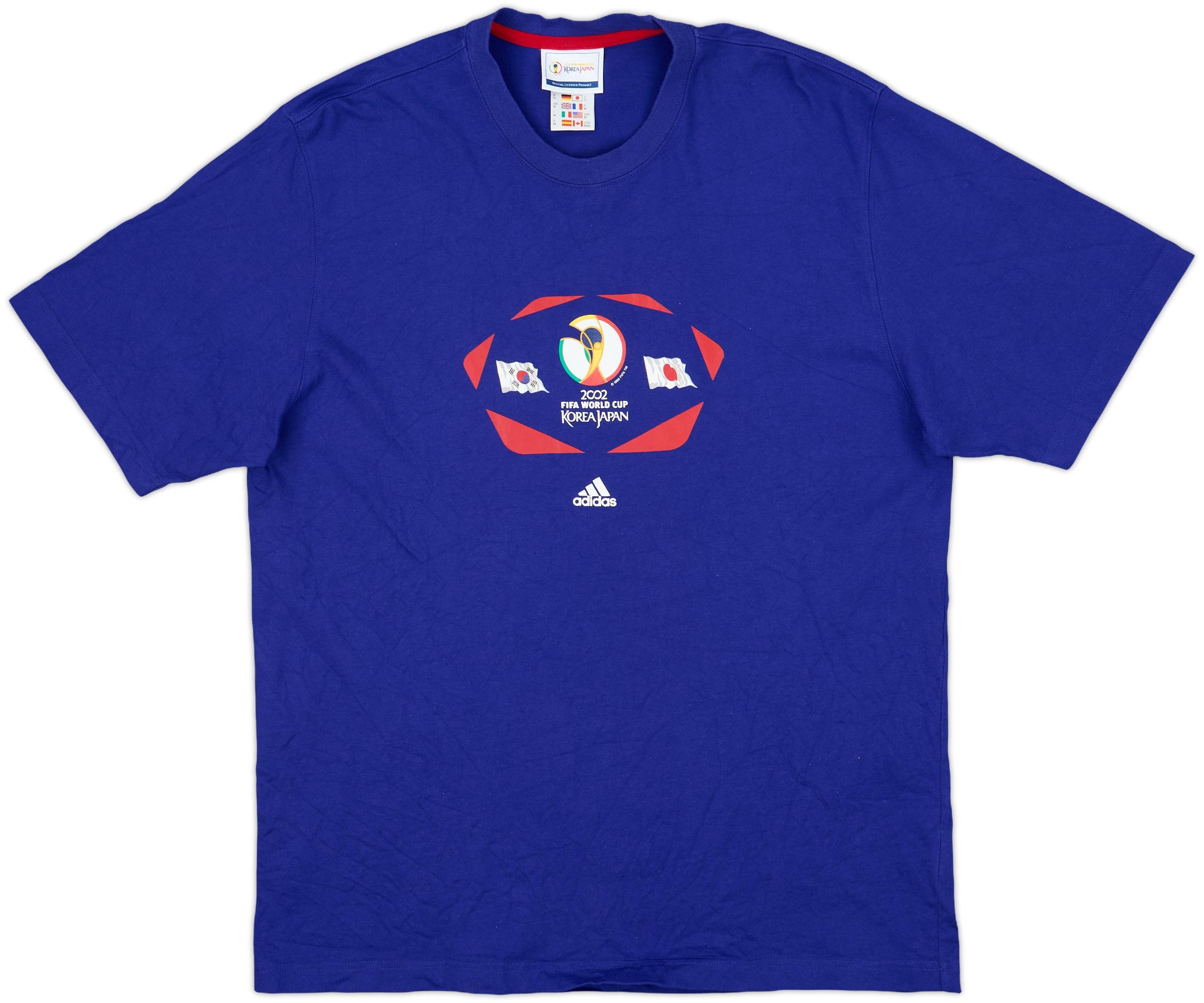 2002 Japan 'World Cup' adidas Graphic Tee - 8/10 - (M)
