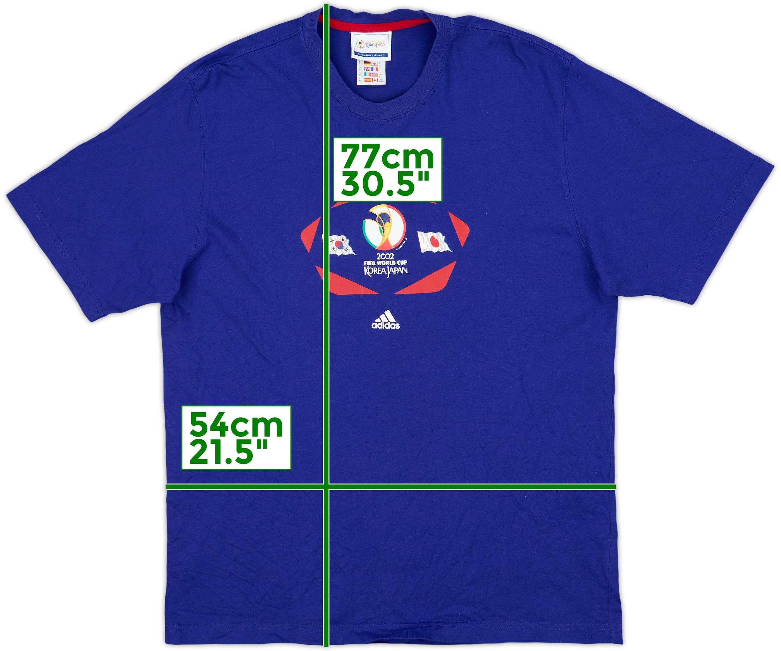 2002 Japan 'World Cup' adidas Graphic Tee - 8/10 - (M)