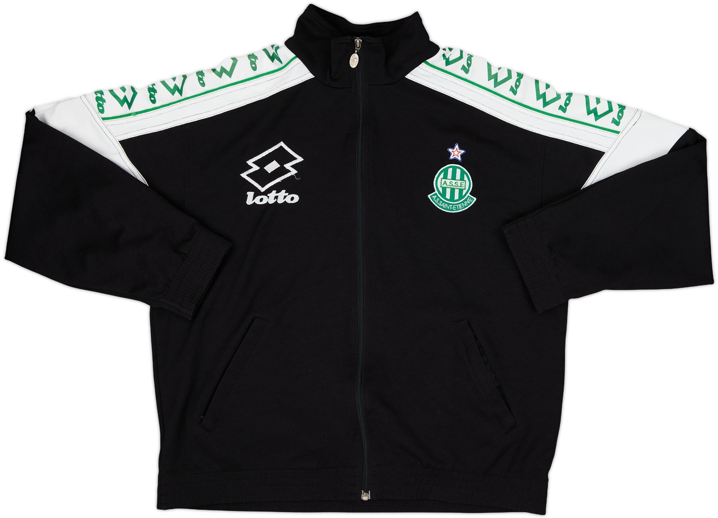 1995-96 Saint Etienne Lotto Track Jacket - 7/10 - (XL)