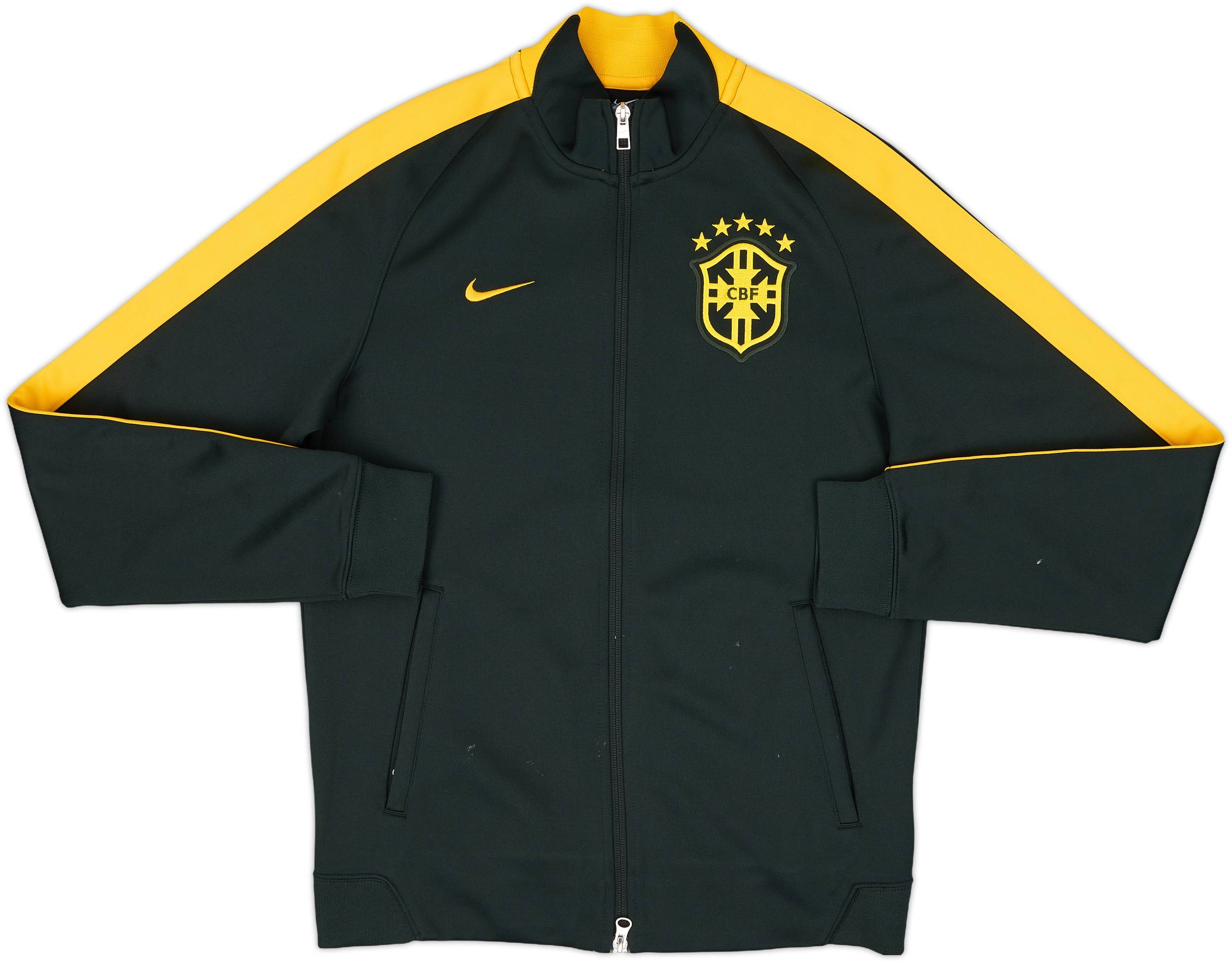 2014-15 Brazil Nike Track Jacket - 7/10 - (S)