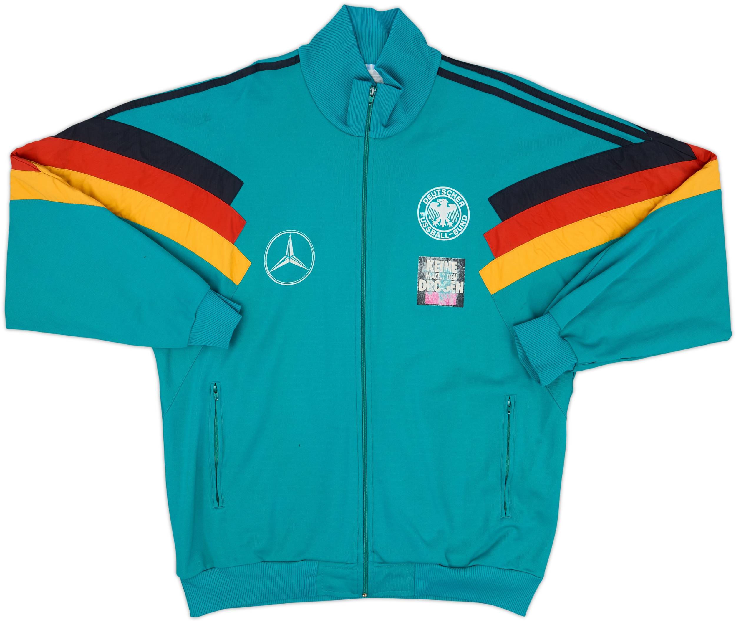 1992-94 Germany Player Issue adidas Track Jacket - 7/10 - (L)