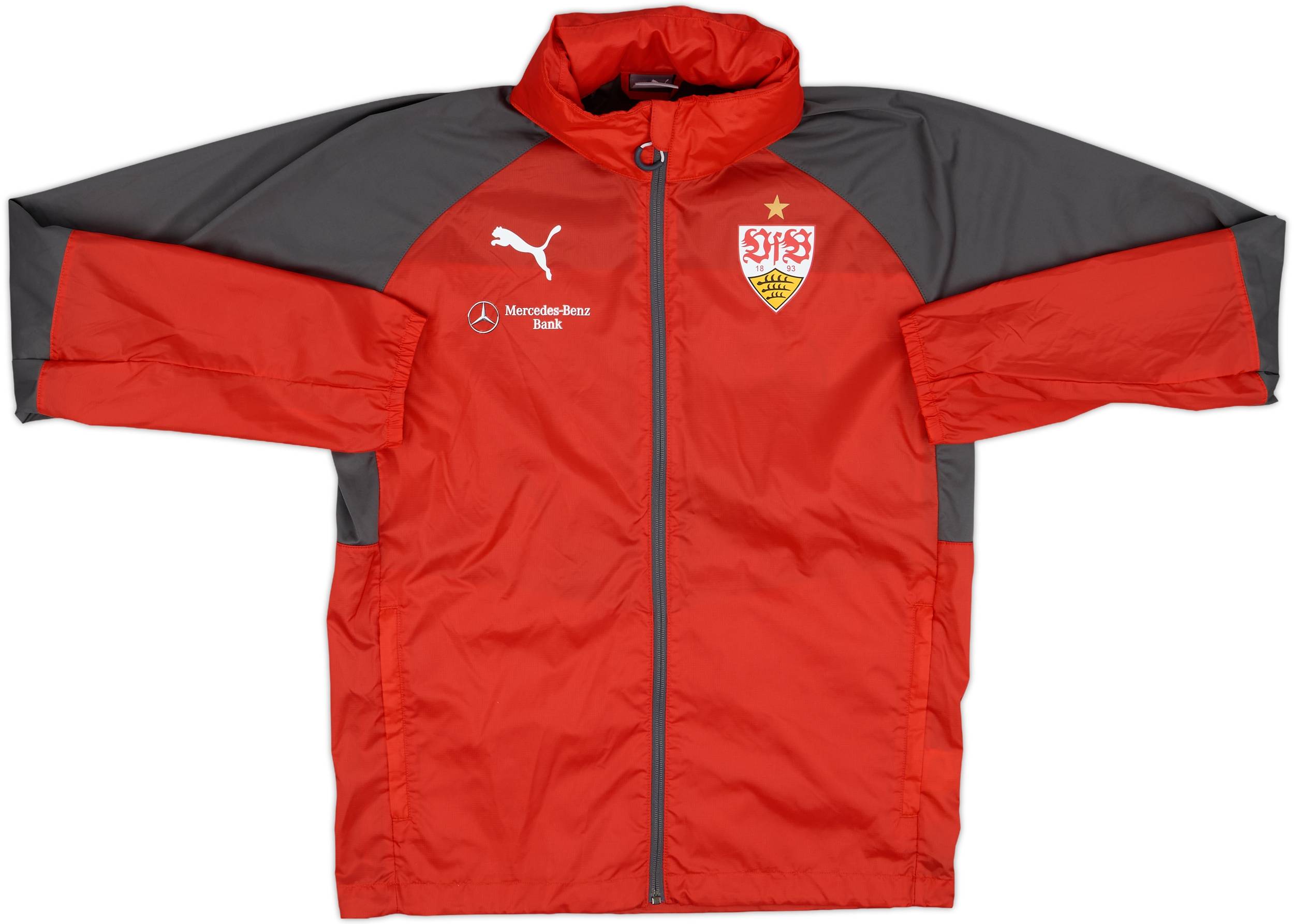 2016-17 Stuttgart Puma Hooded Rain Jacket - 8/10 - (M)