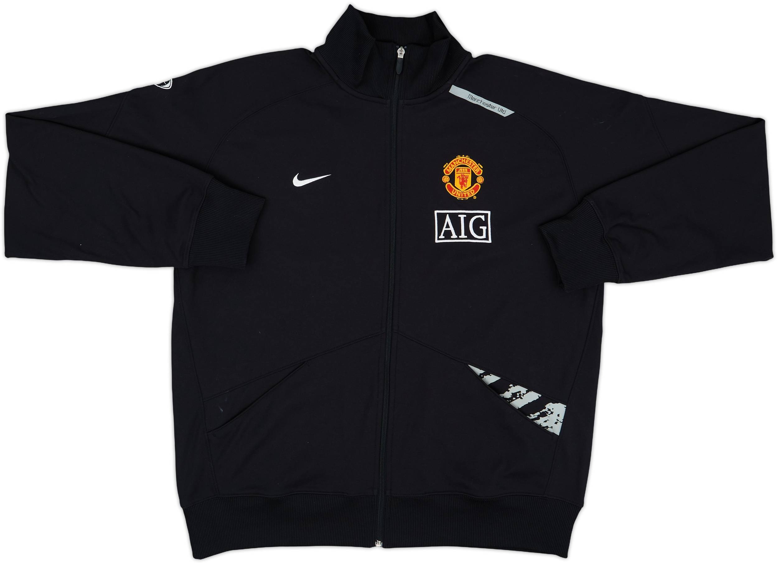 2007-08 Manchester United Nike Track Jacket - 8/10 - (XL)