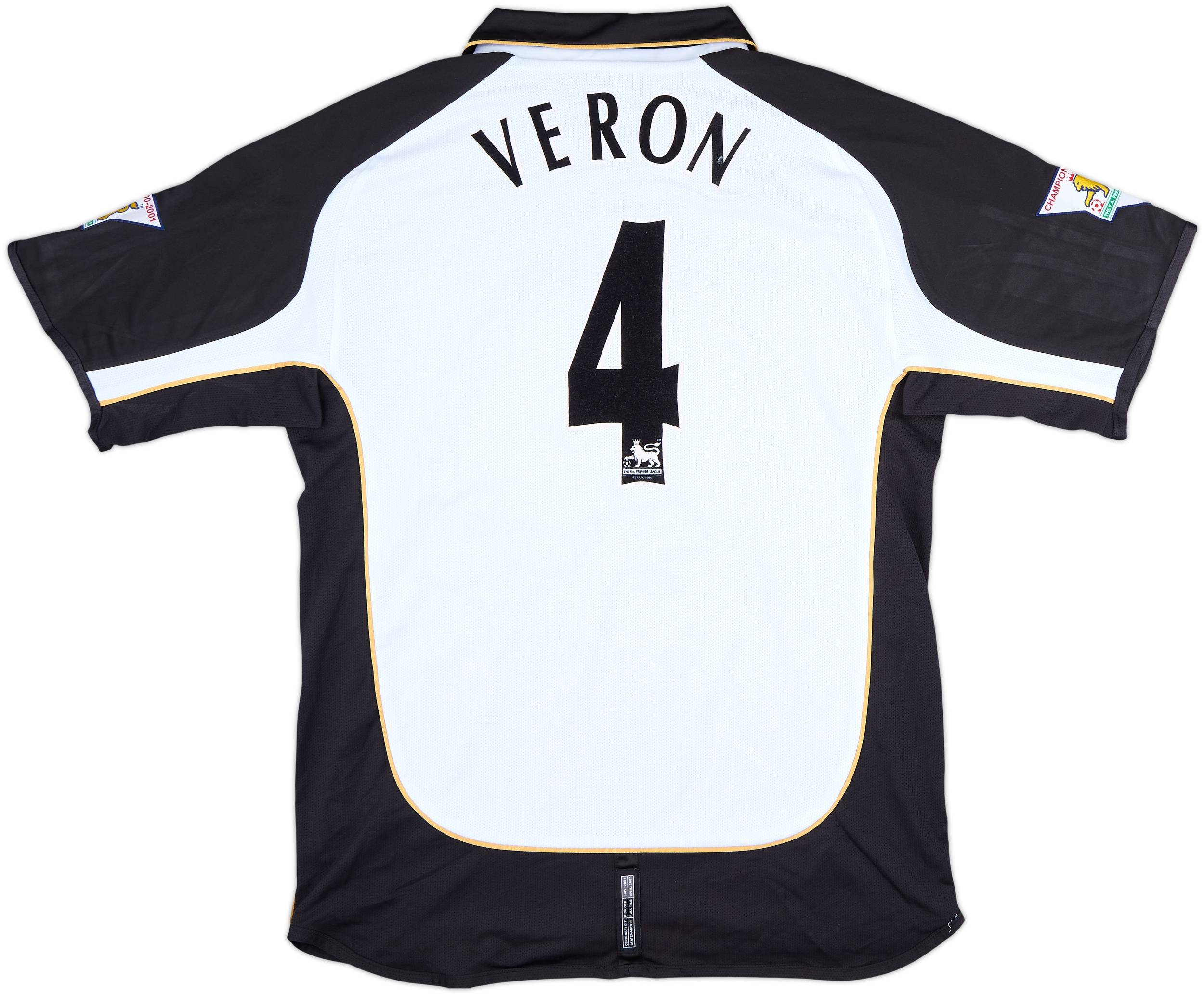2001-02 Manchester United Centenary Away/Third Shirt Veron #4/Van Nistelrooy #10 - 5/10 - (M)