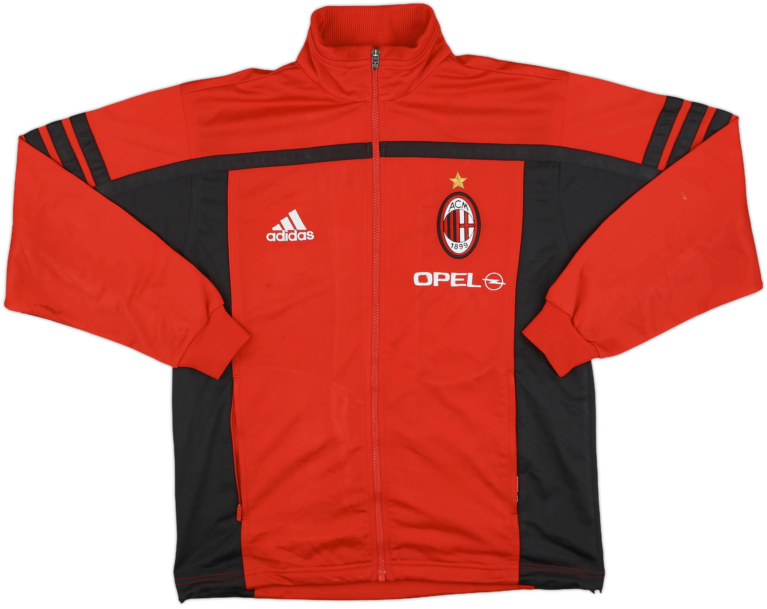 2000-01 AC Milan adidas Track Jacket - 8/10 - (L)