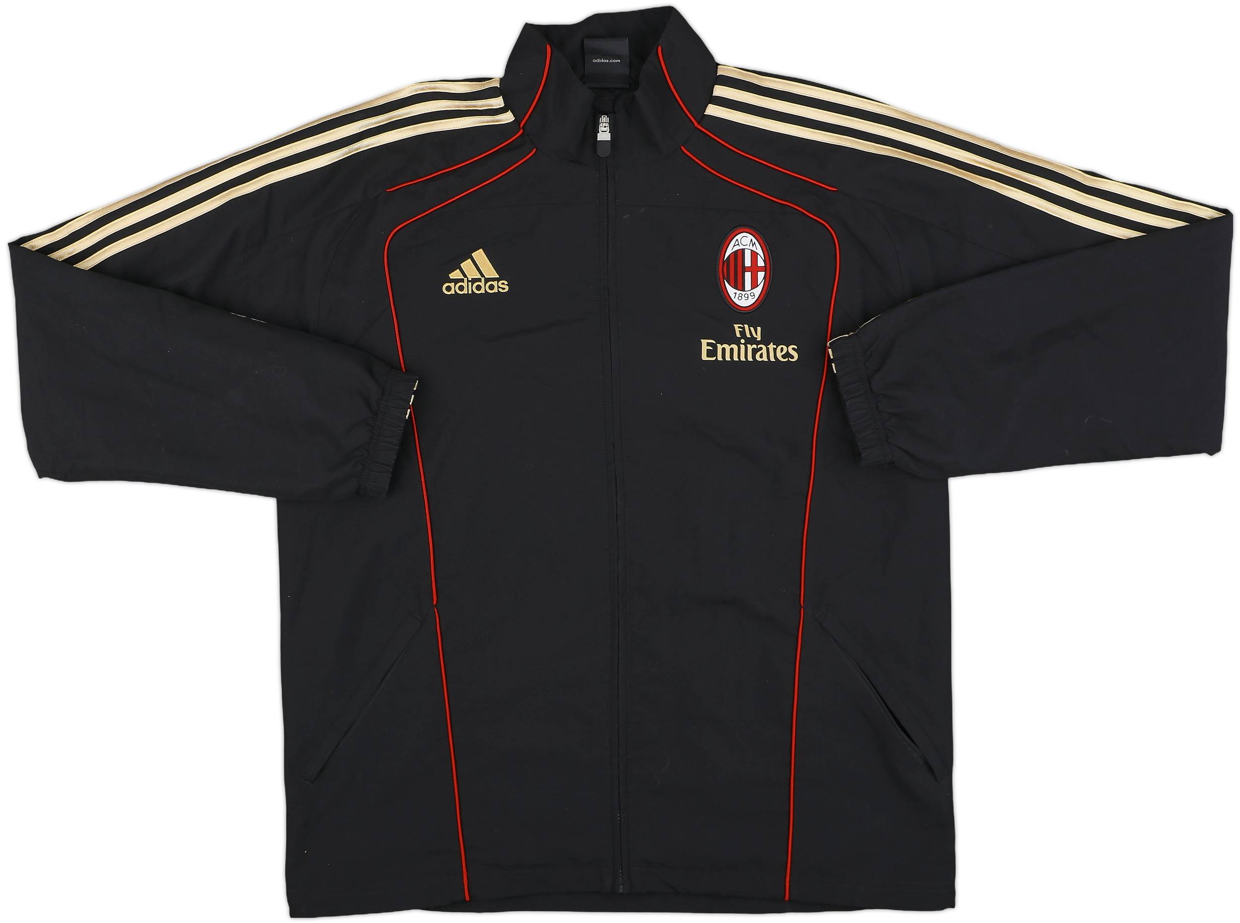2010-11 AC Milan adidas Track Jacket - 8/10 - (L/XL)