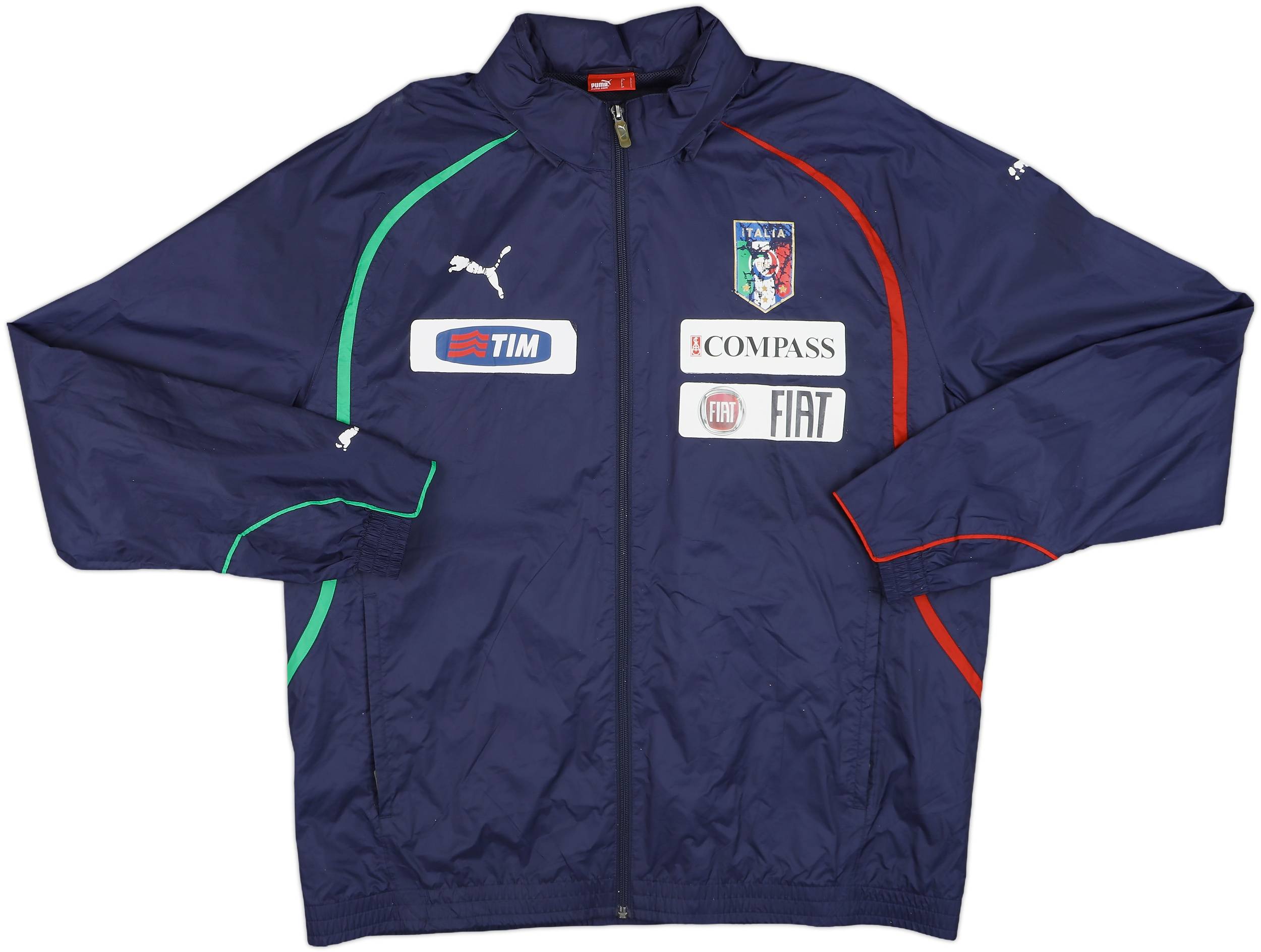 2010-12 Italy Puma Hooded Rain Jacket - 5/10 - (L)