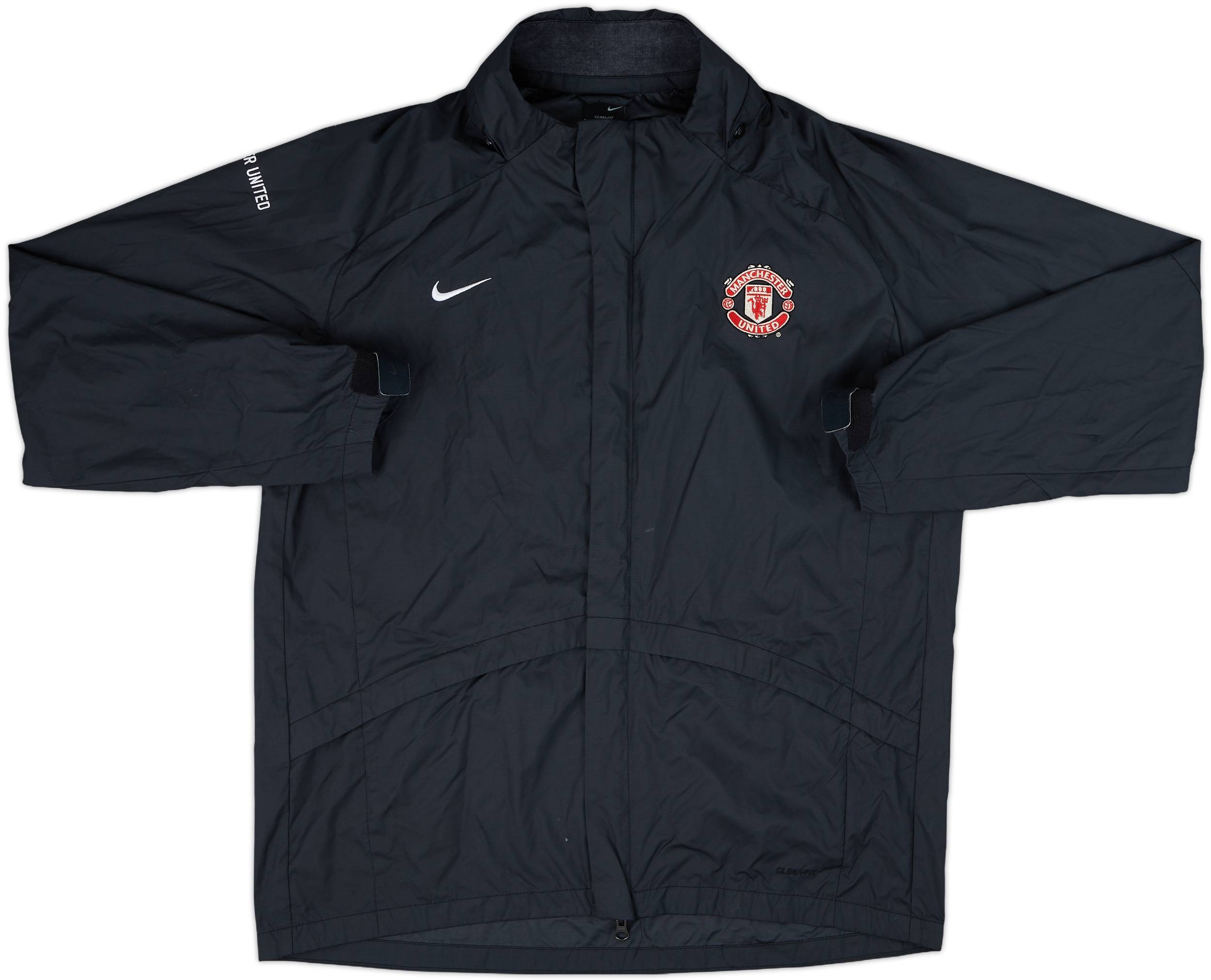 2006-07 Manchester United Nike Hooded Rain Jacket - 8/10 - (M)