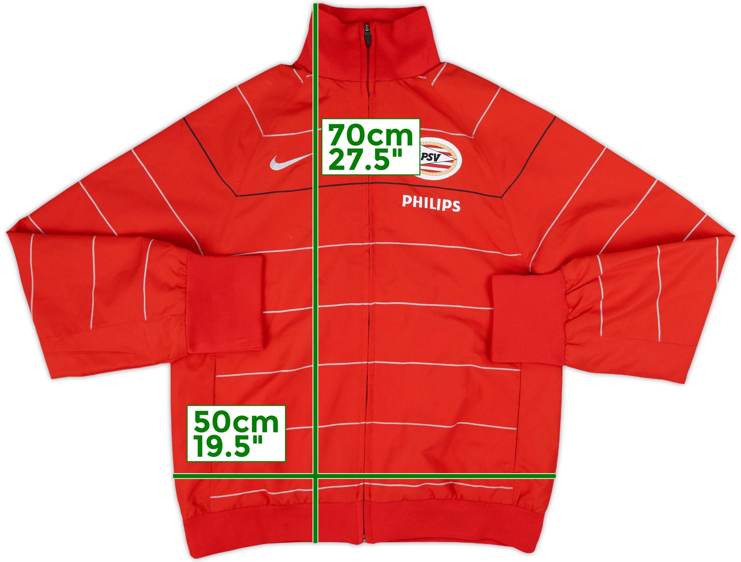 2008-09 PSV Nike Track Jacket - 8/10 - (S)