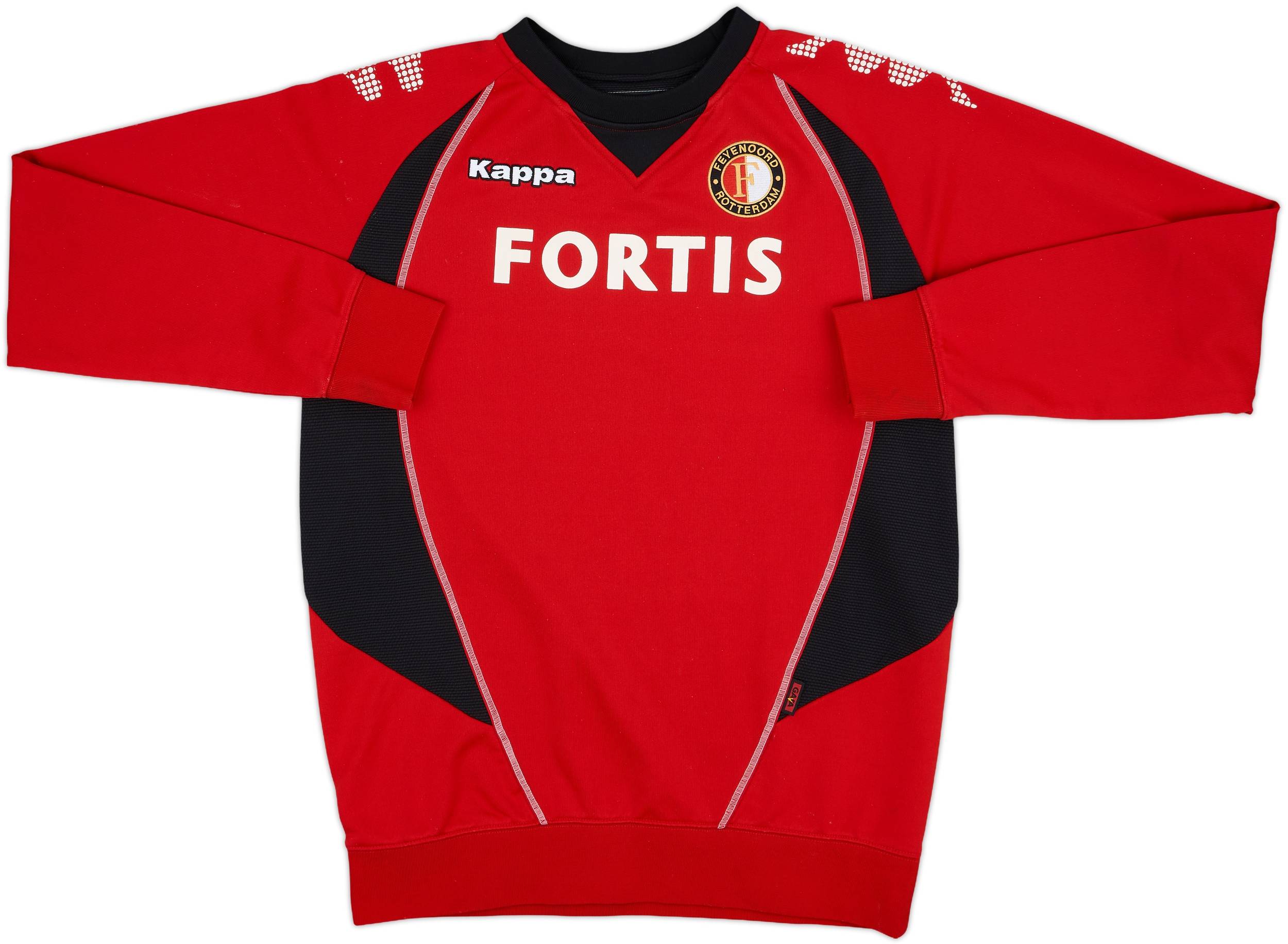 2008-09 Feyenoord Kappa Sweat Top - 8/10 - (XL)