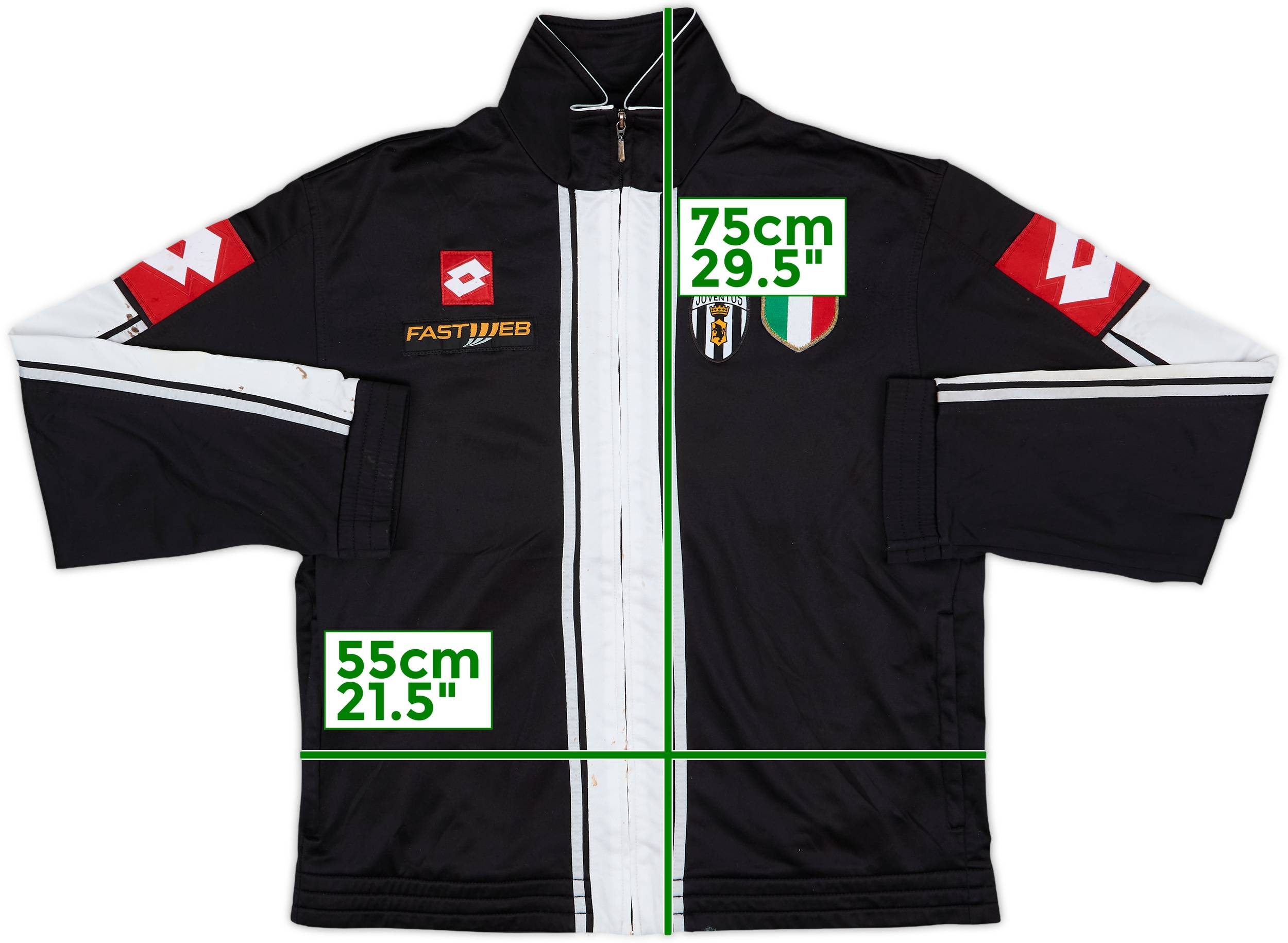 00s lotto JUVENTUS  ユヴェントス　トラックジャケット　刺繍 2001-02 Juventus Lotto Track Jacket - 5/10 - (M)