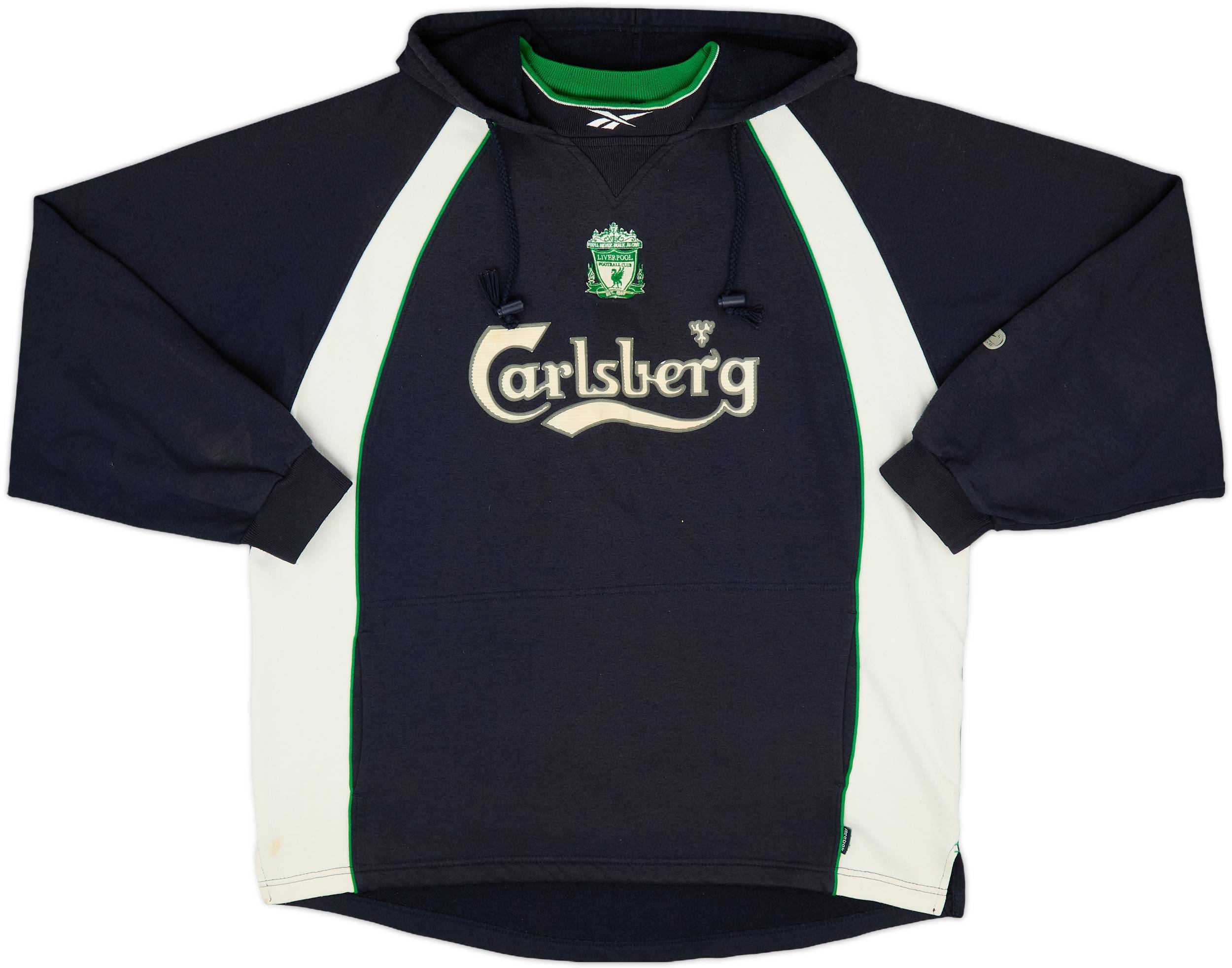 2002-03 Liverpool Reebok Hooded Top - 6/10 - (L)