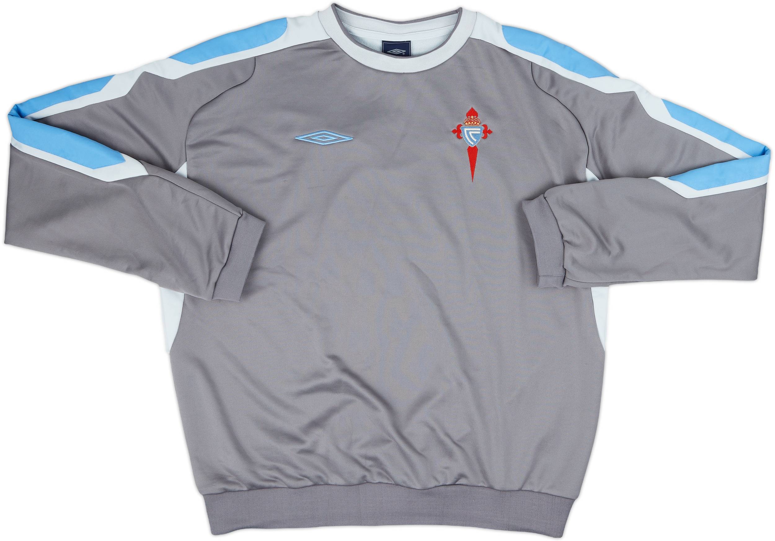 2007-08 Celta Vigo Umbro Sweat Top - 8/10 - (XXL)