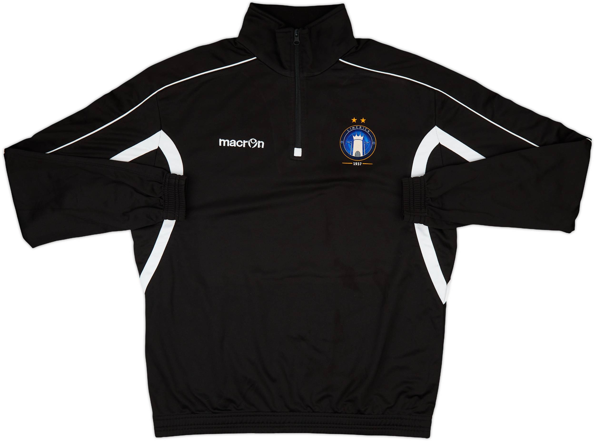 2012-13 Limerick Macron 1/4 Zip Drill Top - 8/10 - (L)