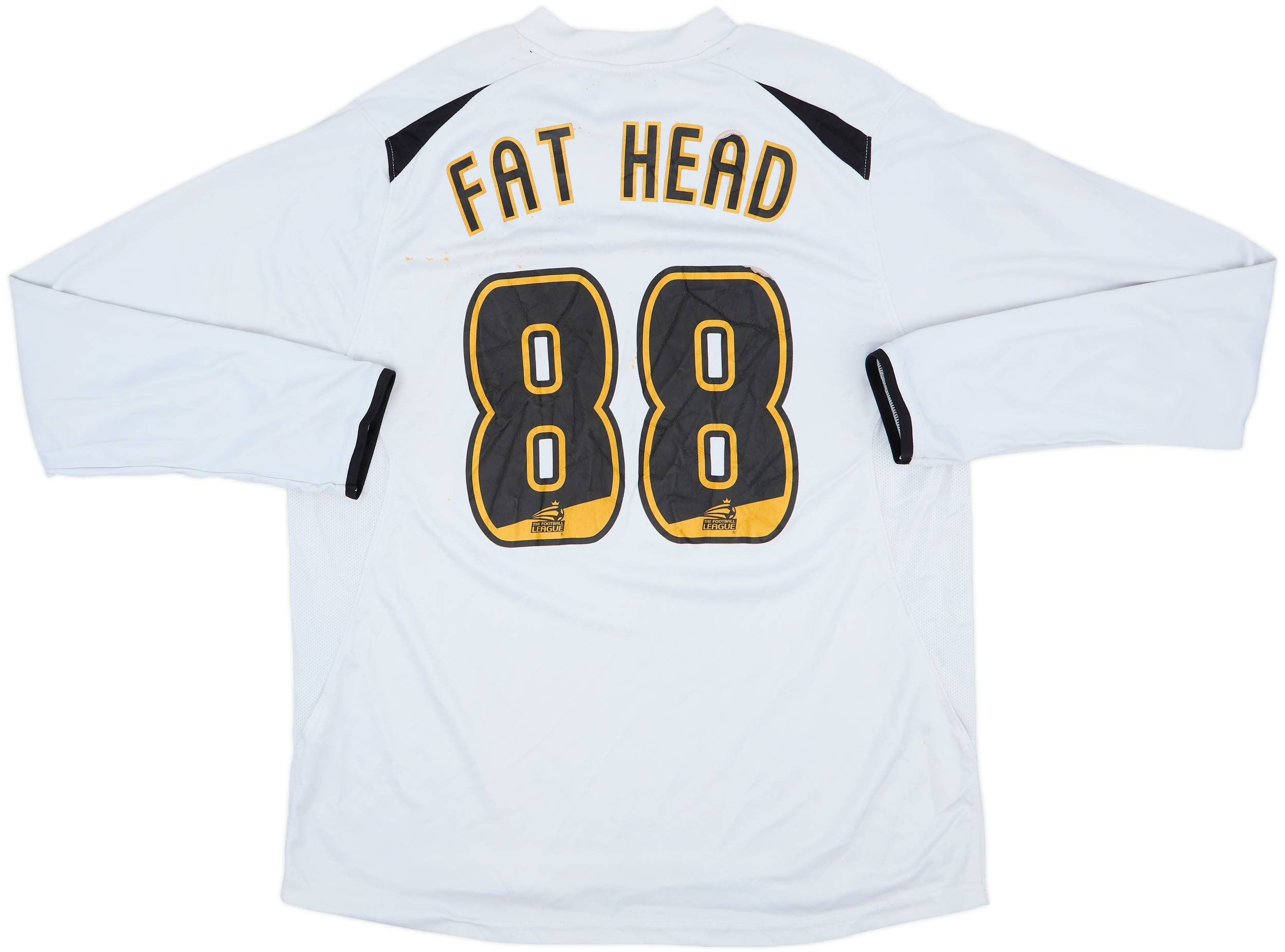 2008-09 MK Dons Home L/S Shirt Fat Head #88 - 5/10 - (L)