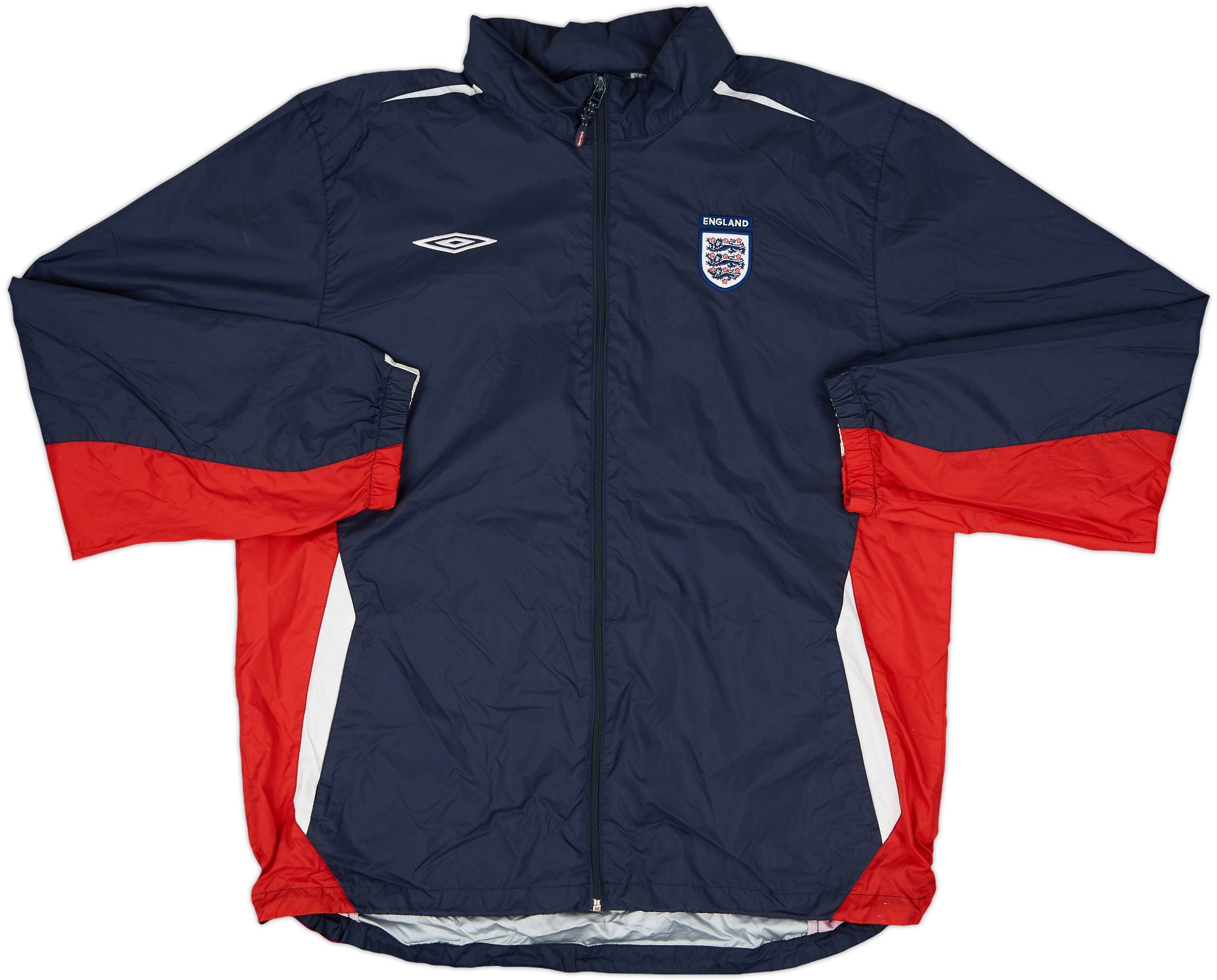 2007-09 England Umbro Hooded Rain Jacket - 7/10 - (XXL)