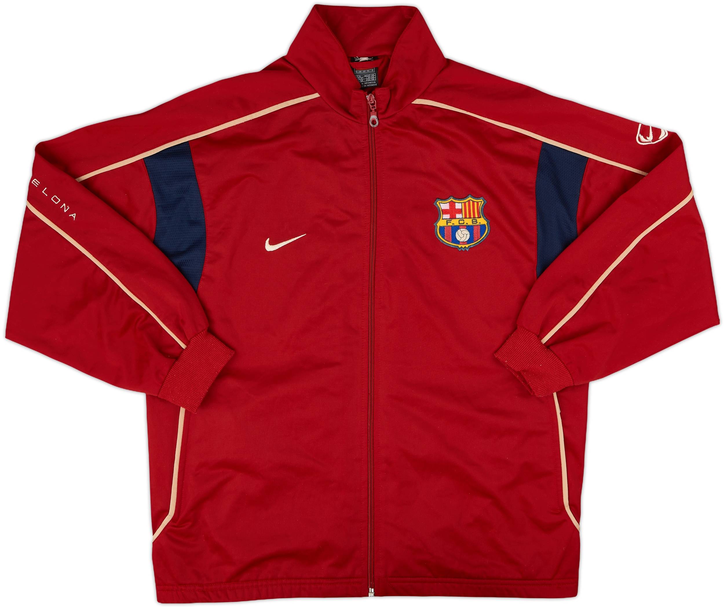 2001-00 Barcelona Nike Track Jacket - 7/10 - (XL)