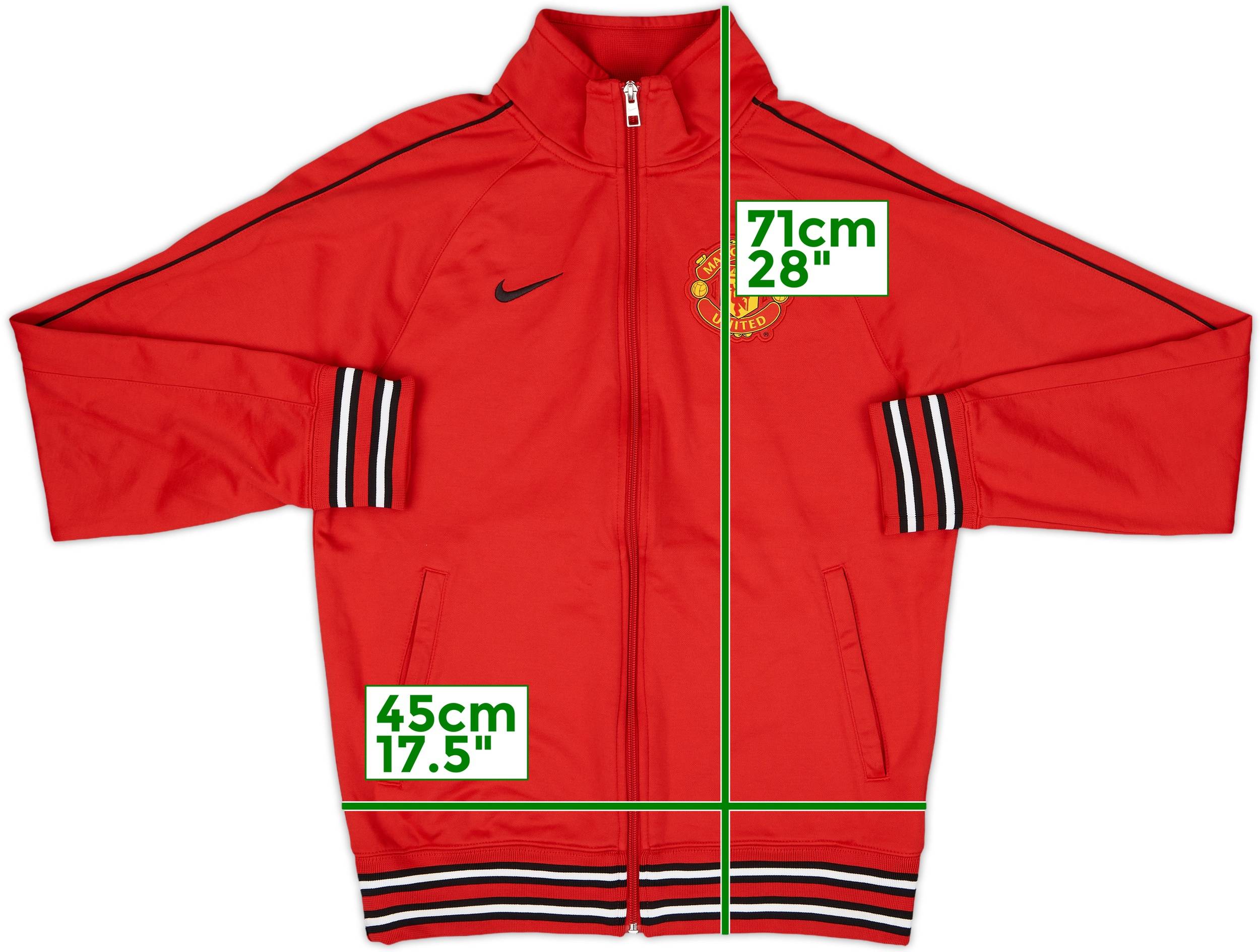 2011-12 Manchester United Nike Track Jacket - 9/10 - (S)