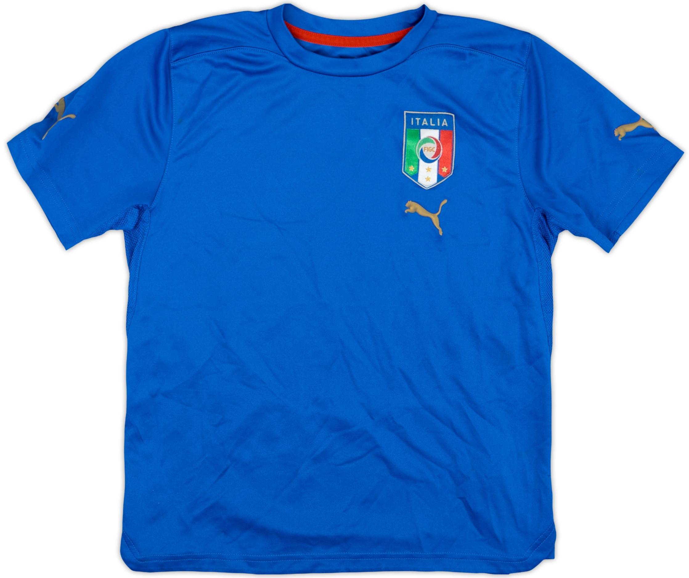 2006-07 Italy Puma Training Shirt - 6/10 - (L.Boys)