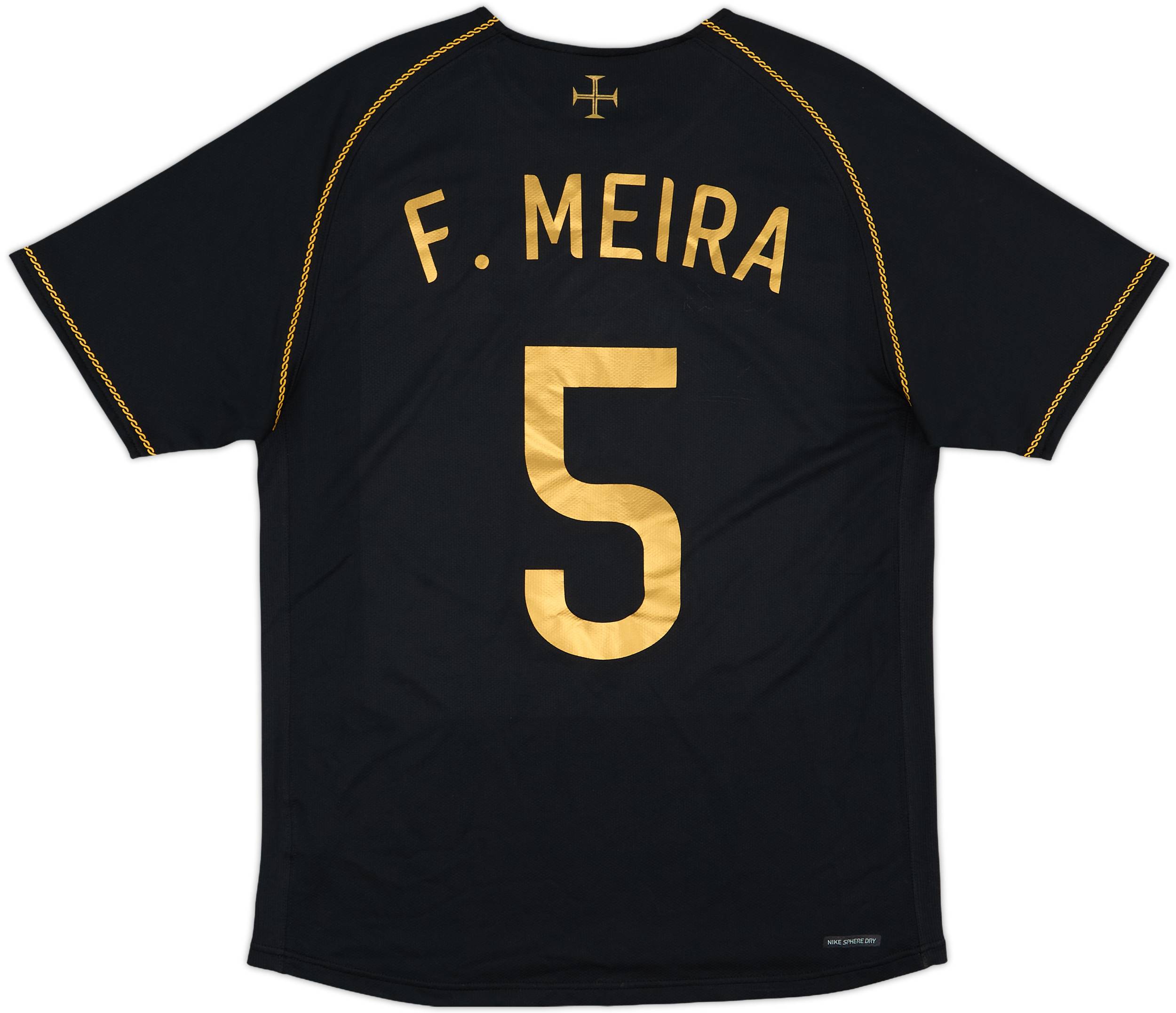 2006-07 Portugal Away Shirt F. Meira #5 - 6/10 - (M)