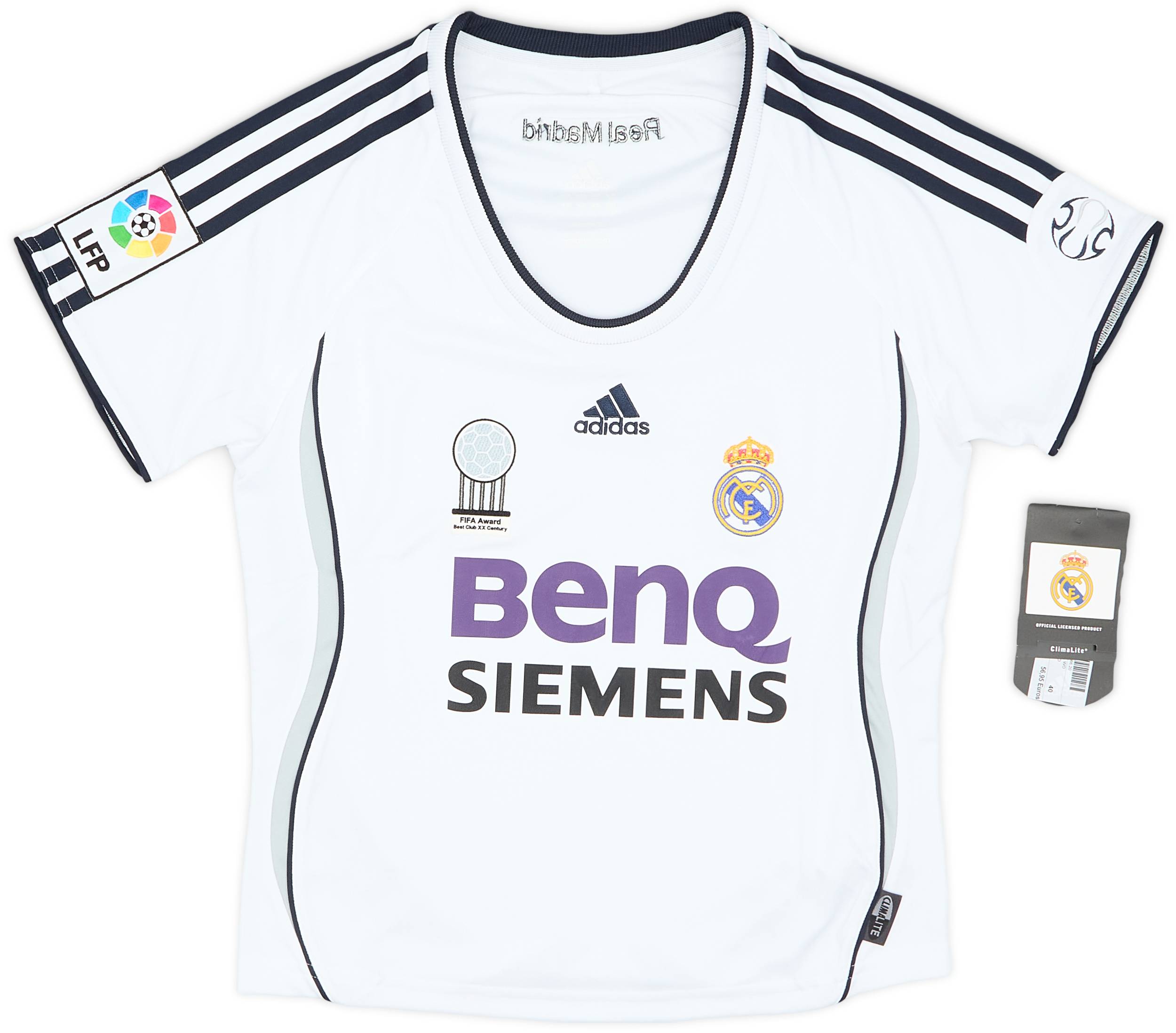 2006-07 Real Madrid Home Shirt (Women's M)