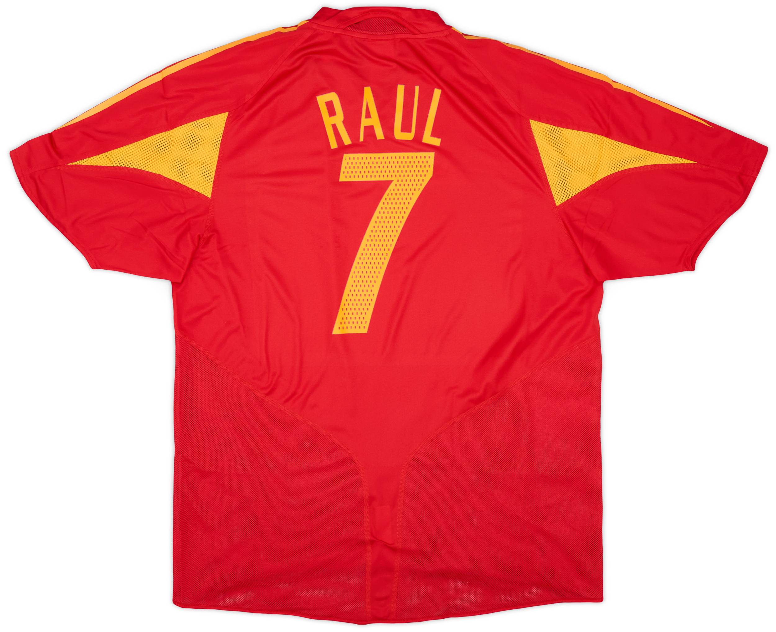 2004-06 Spain Home Shirt Raul #7 (XL)