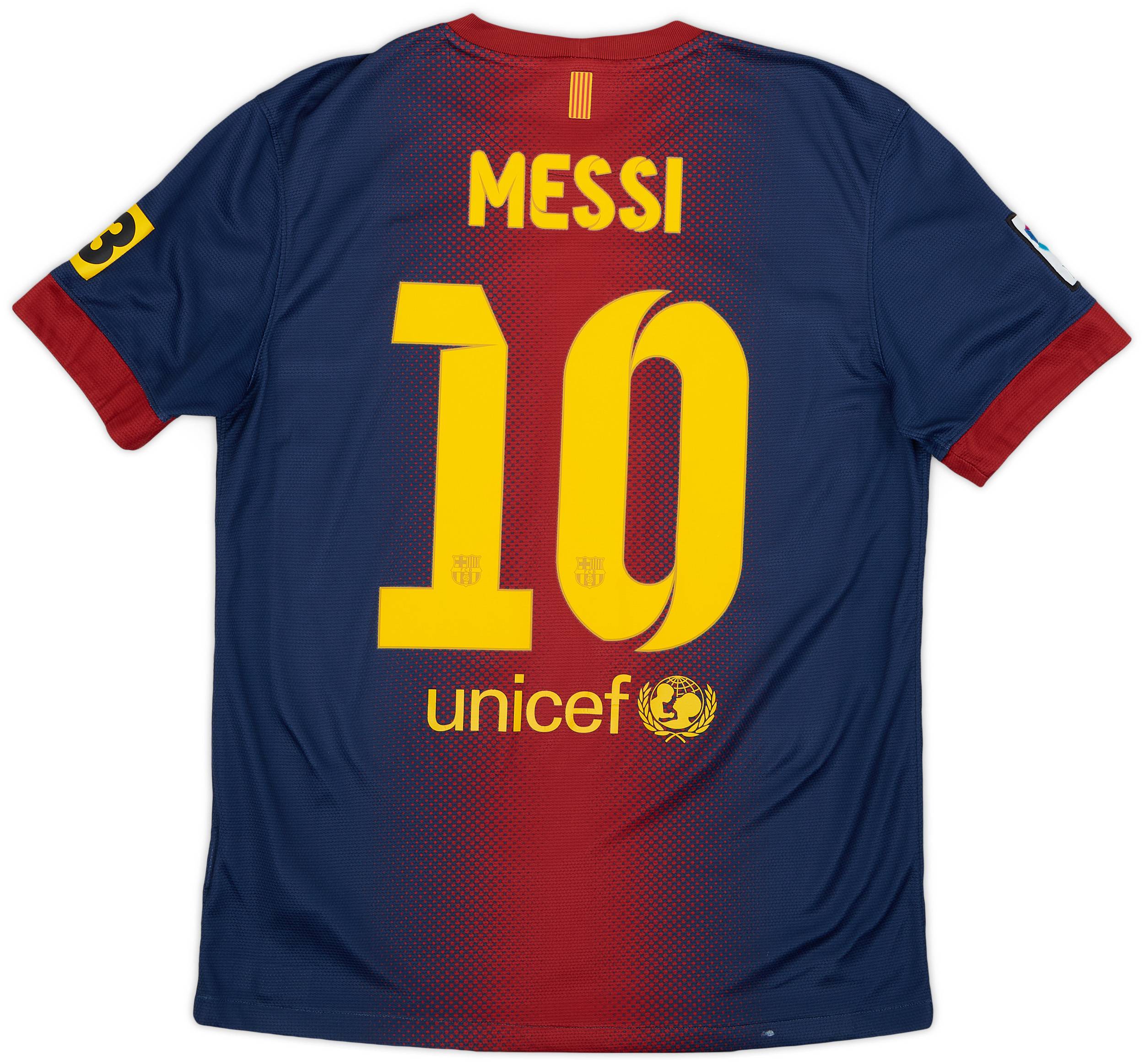 2012-13 Barcelona Home Shirt Messi #10 - 8/10 - (M)