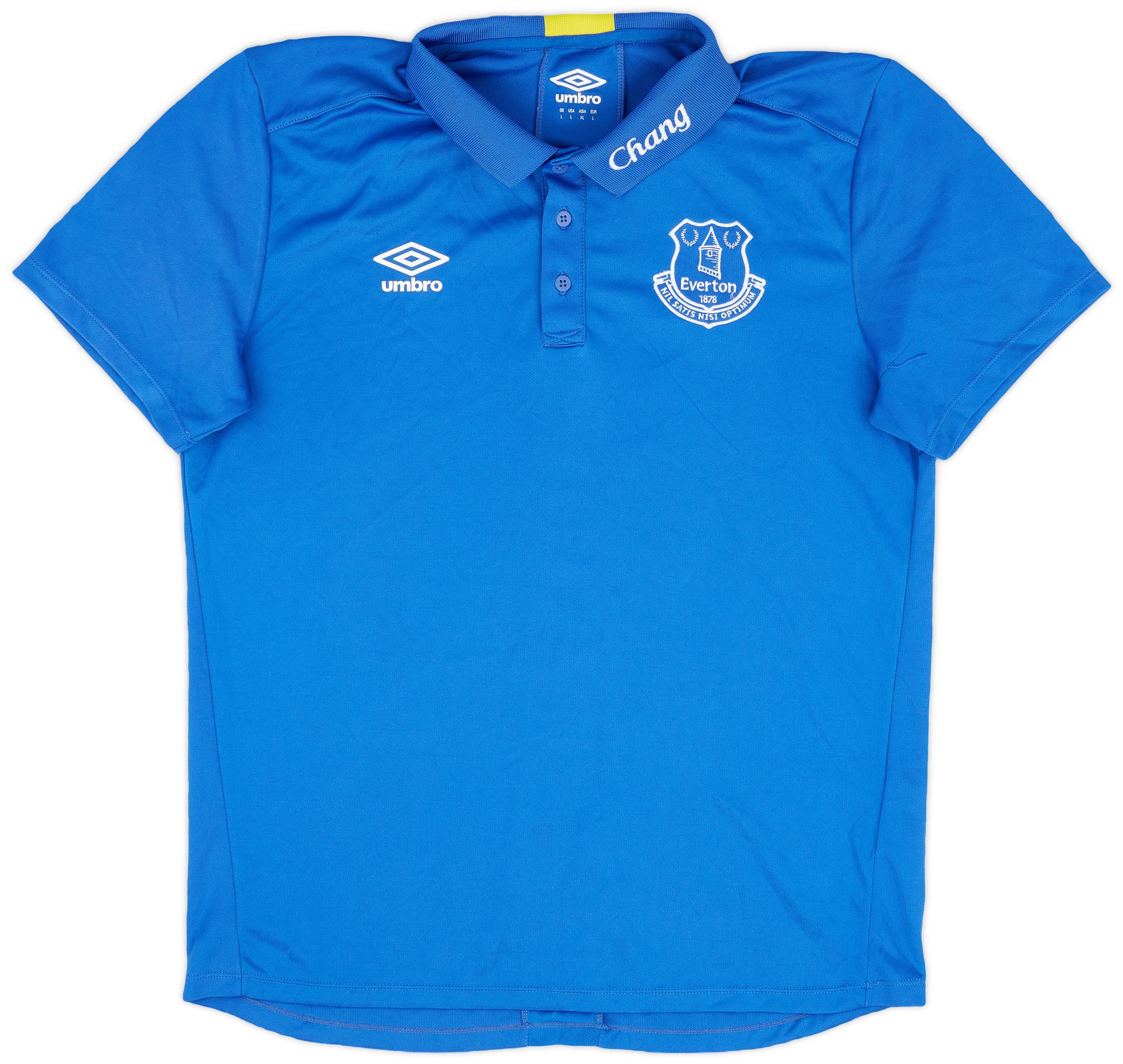 2016-17 Everton Umbro Polo Shirt - 9/10 - (L)