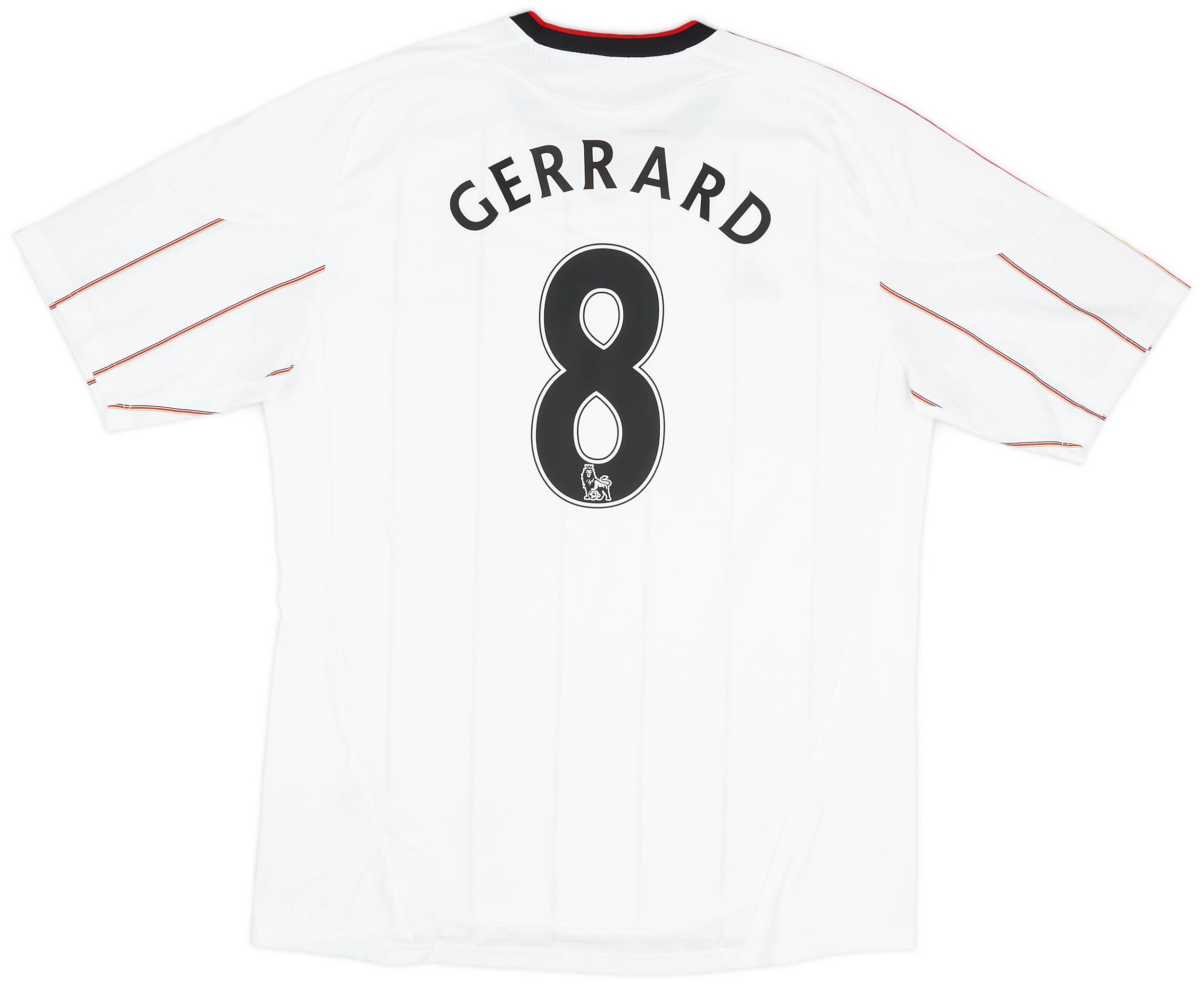 2010-11 Liverpool Away Shirt Gerrard #8 - 8/10 - (XL)