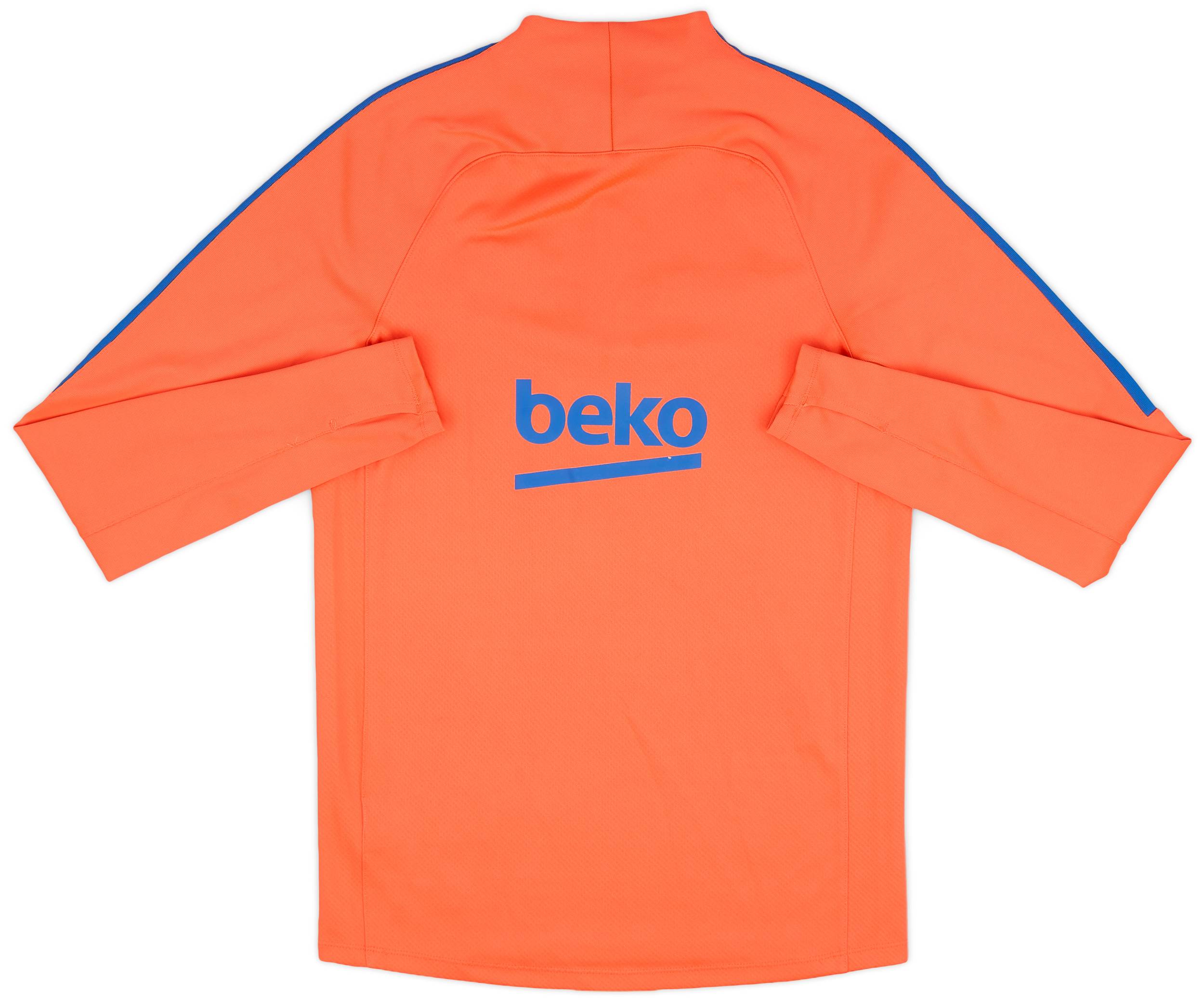 2016-17 Barcelona Nike 1/4 Zip Drill Top - 9/10 - (S)