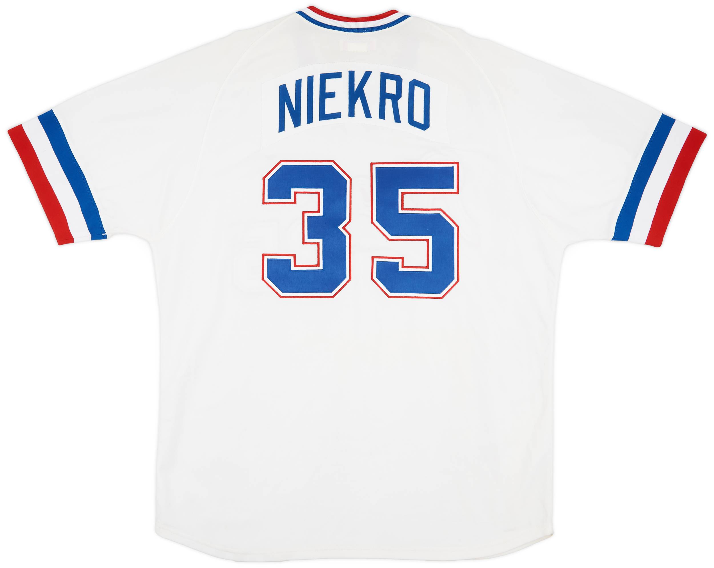 1981 Atlanta Braves Niekro #35 Mitchell & Ness Home Jersey