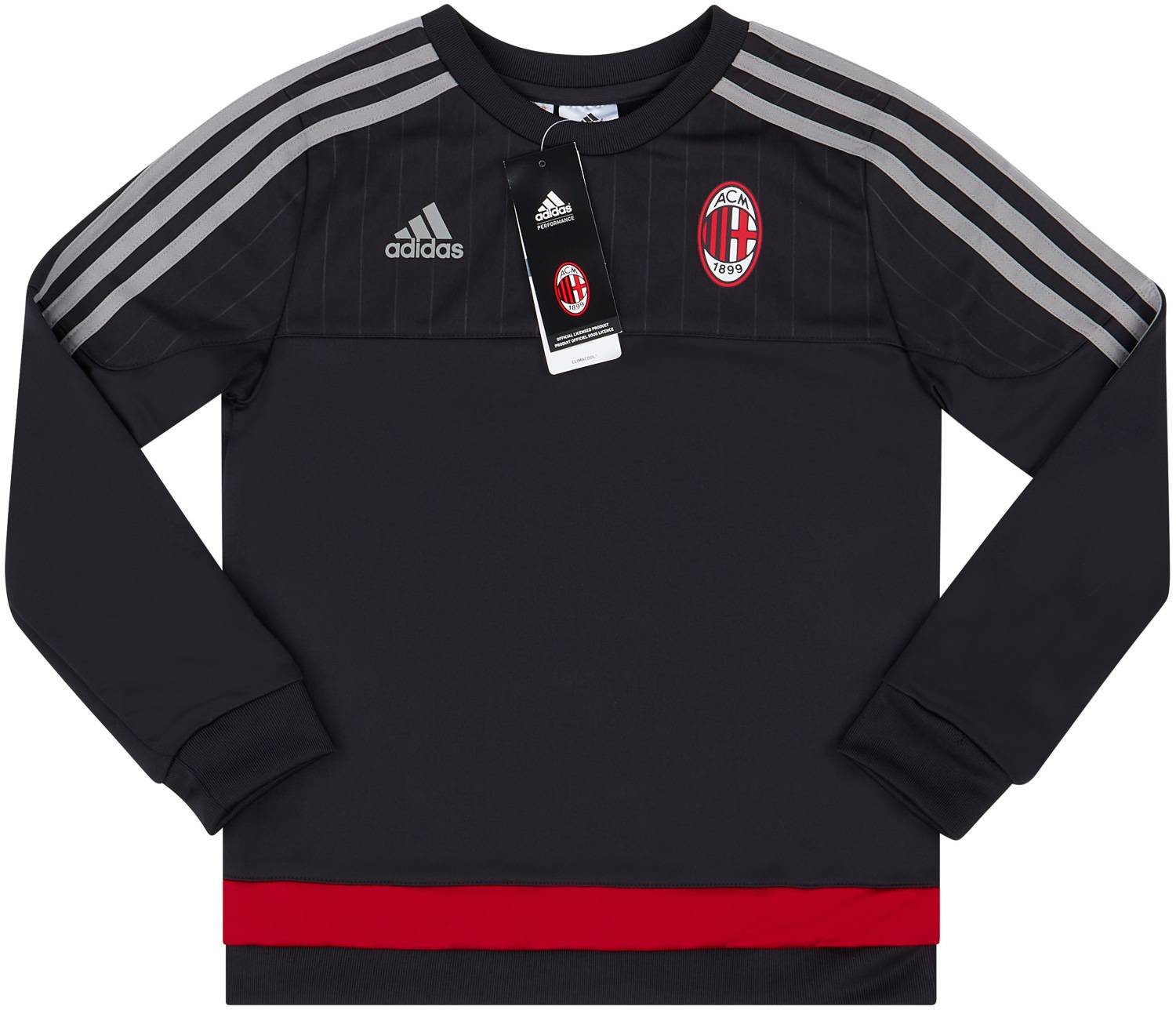 2015-16 AC Milan adidas Training Sweat Top (KIDS)