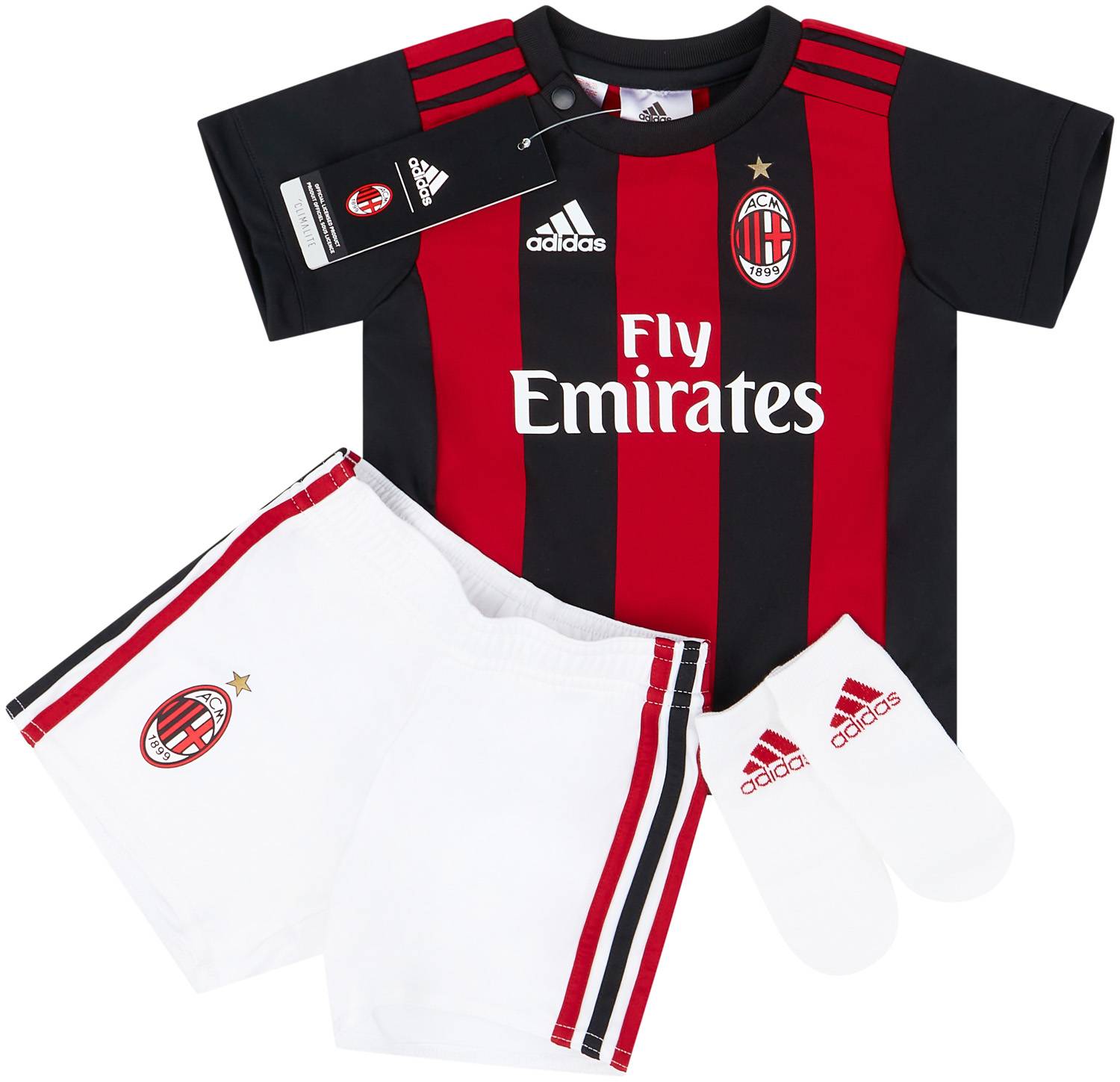 2017-18 AC Milan Home Full Kit - NEW - (BABY)