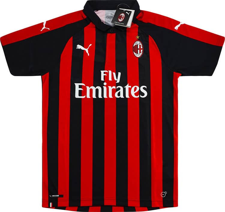 2018-19 AC Milan Home Authentic Shirt