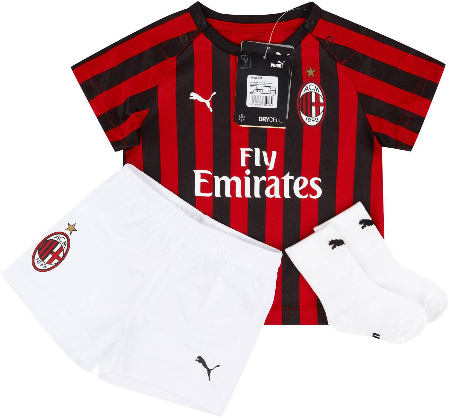 2019 20 AC Milan Home Full Kit BABY