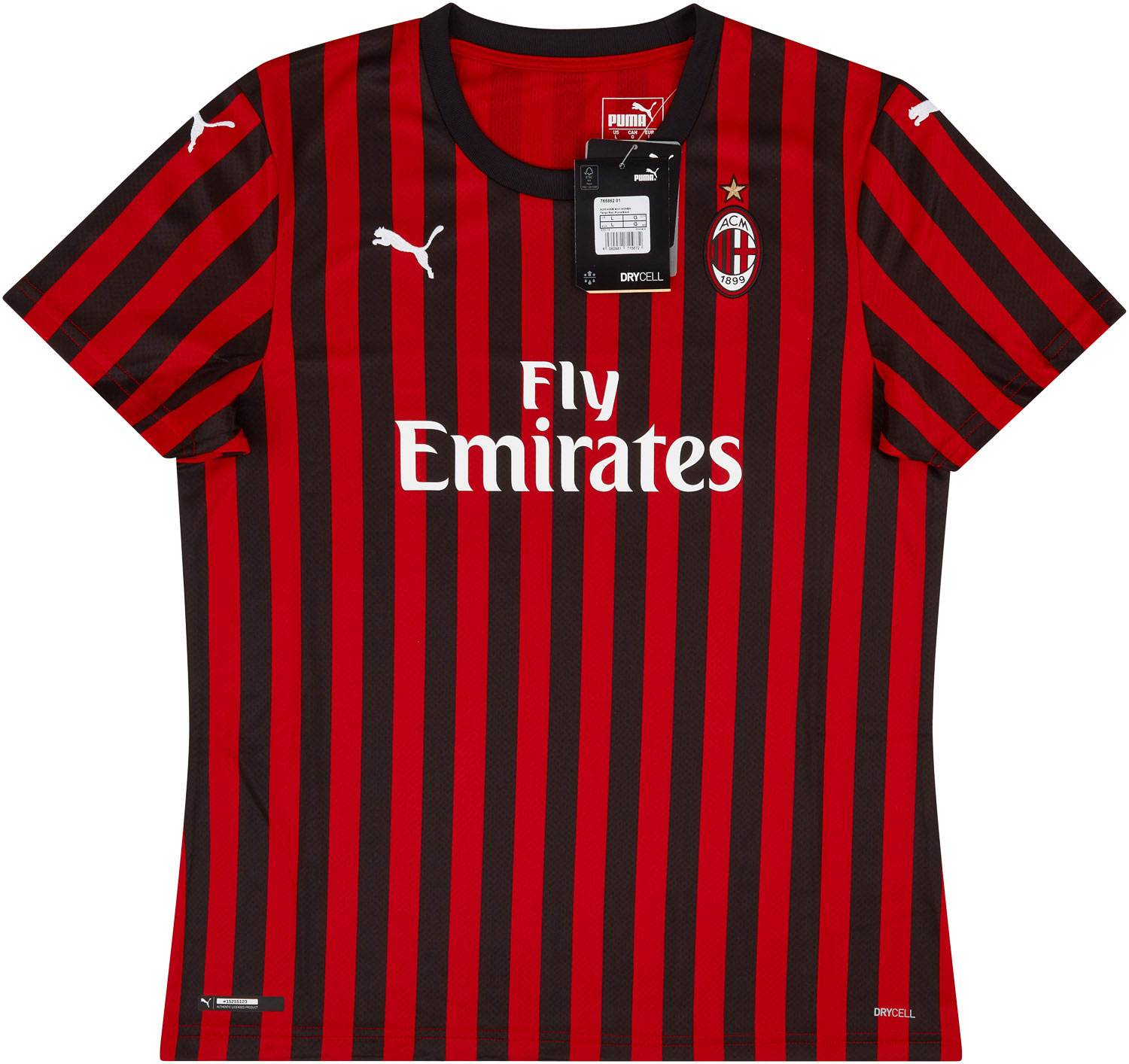 2019-20 AC Milan Women's Home Shirt