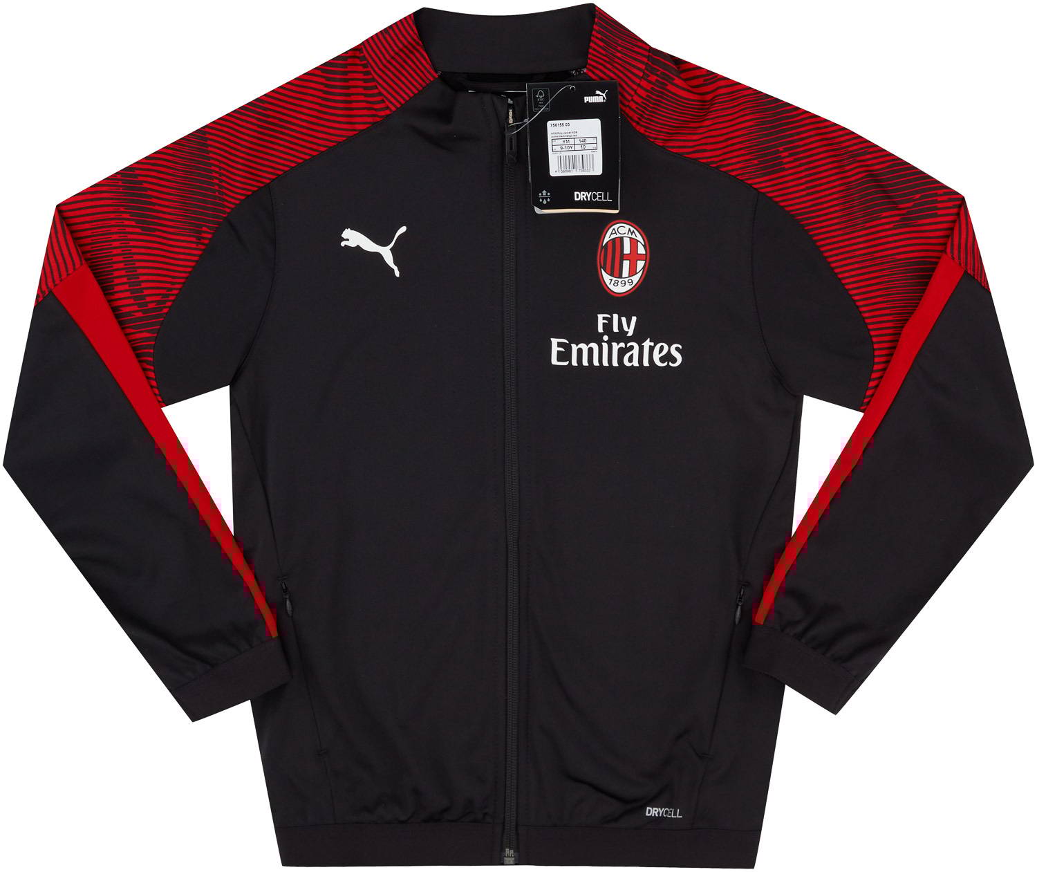Puma ac milan stadium jacket top