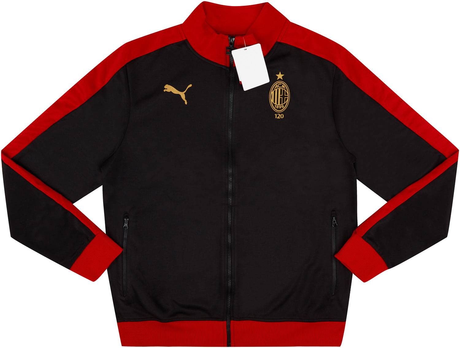 2019-20 AC Milan Puma 120th Anniversary T7 Track Jacket
