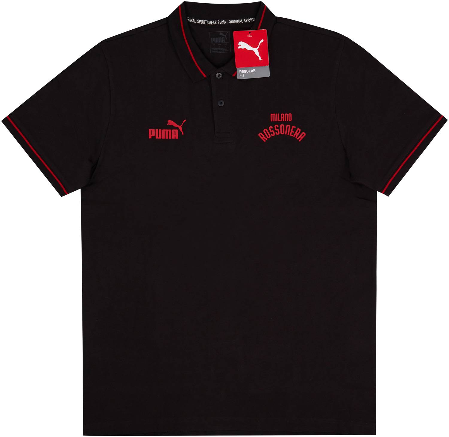 2019-20 AC Milan Puma Premium Polo T-Shirt