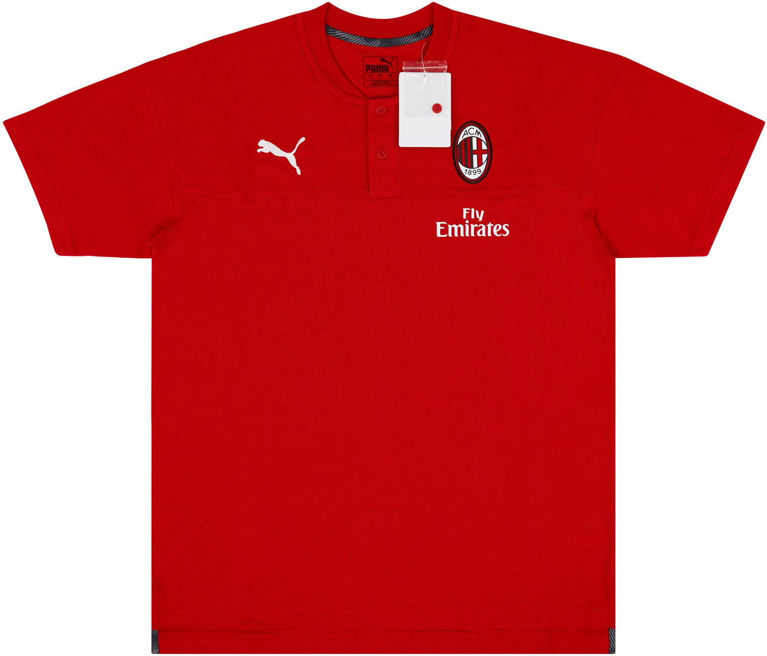 2019-20 AC Milan Puma Casuals Polo T-Shirt