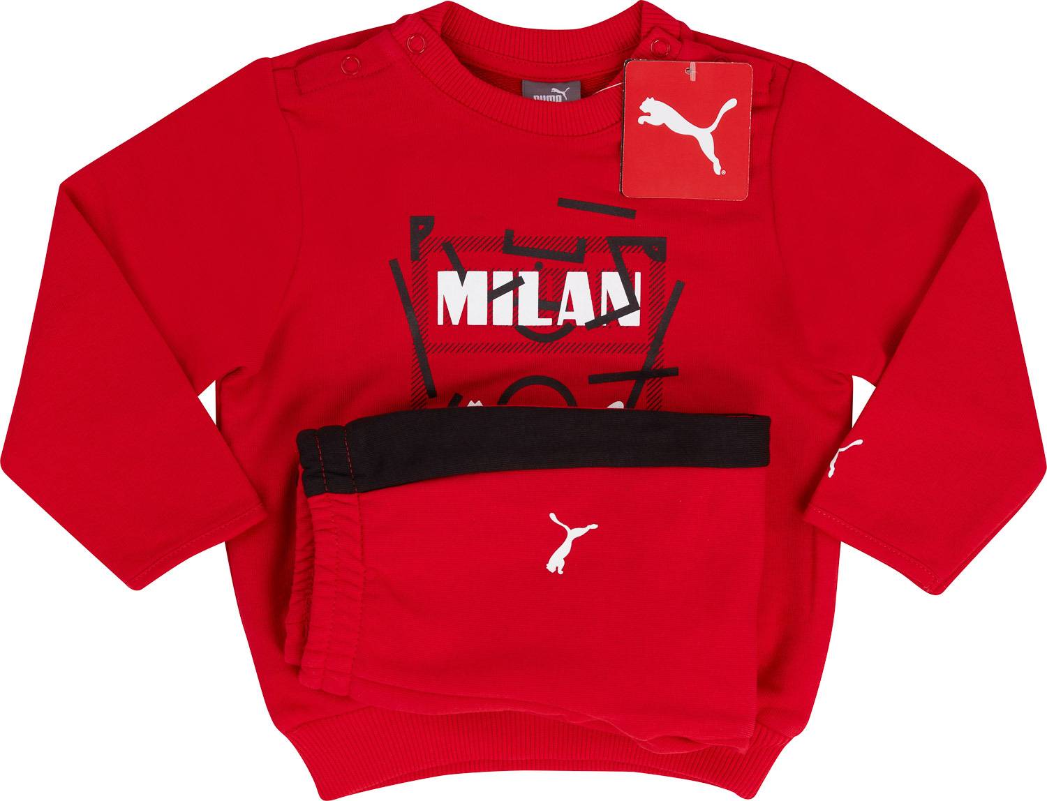 2019 20 AC Milan Puma Sweat Tracksuit BABY
