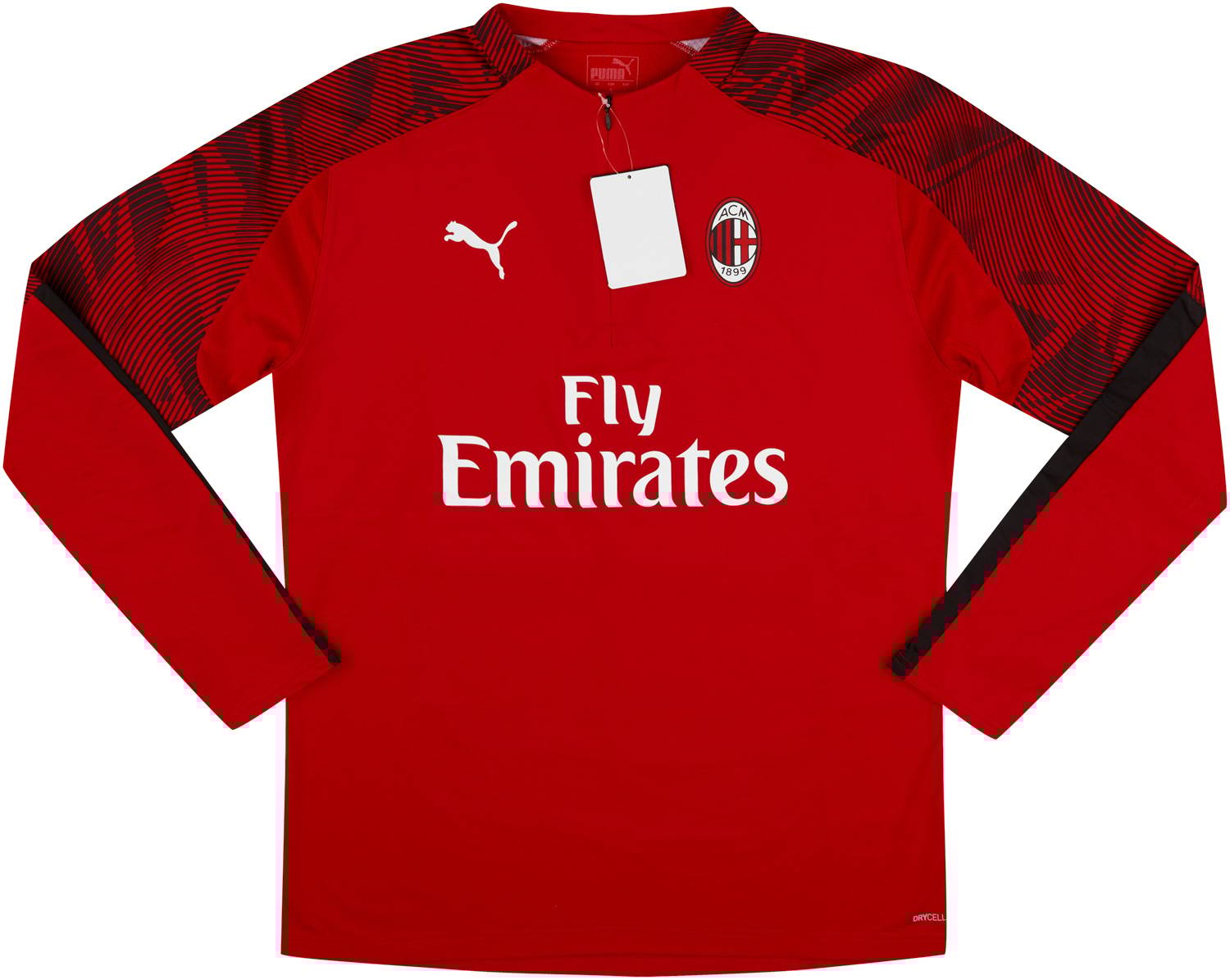 2019-20 AC Milan Puma 1/4 Zip Training Top (XS)