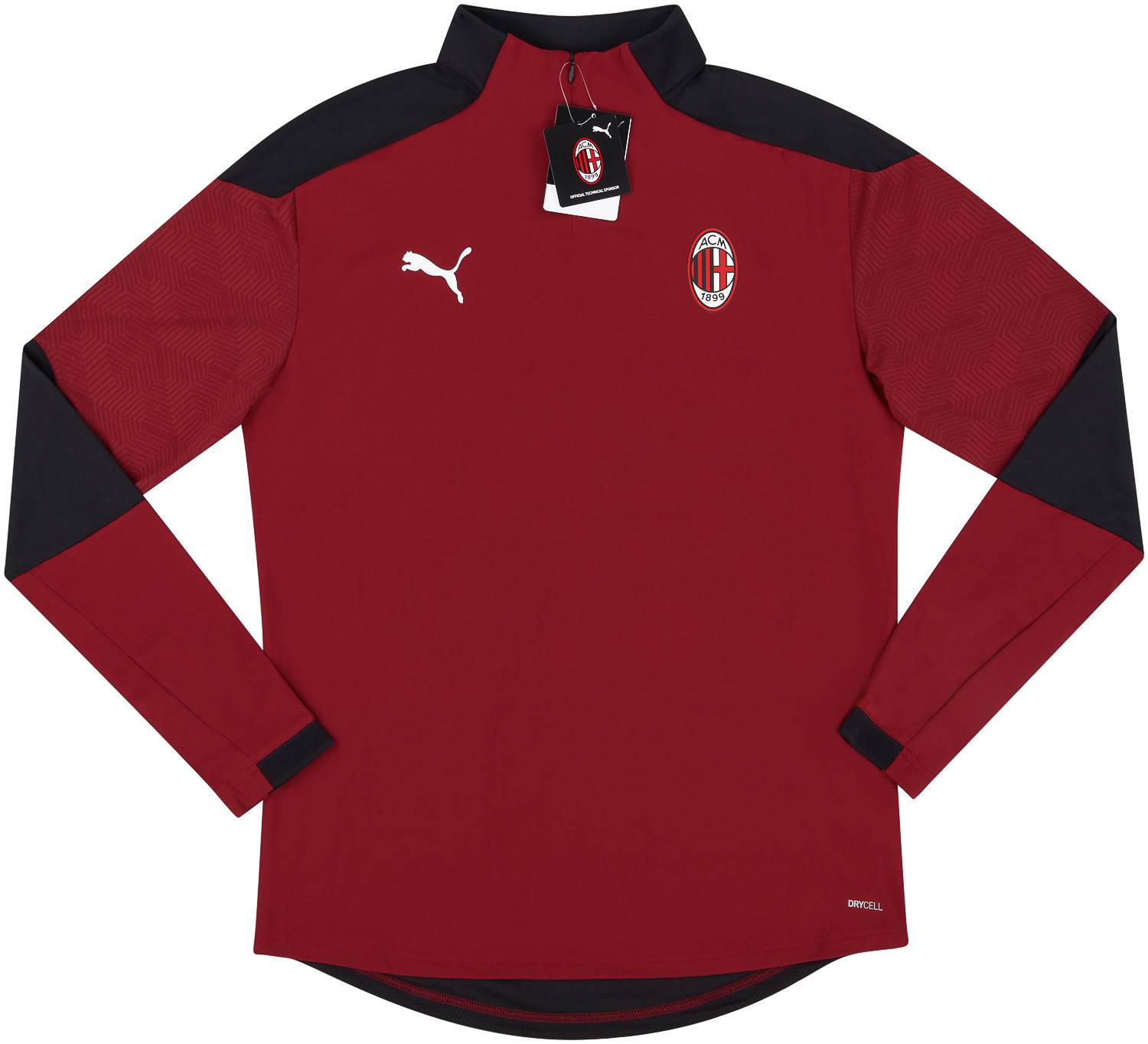 2020 21 AC Milan Puma 1 4 Zip Training Top