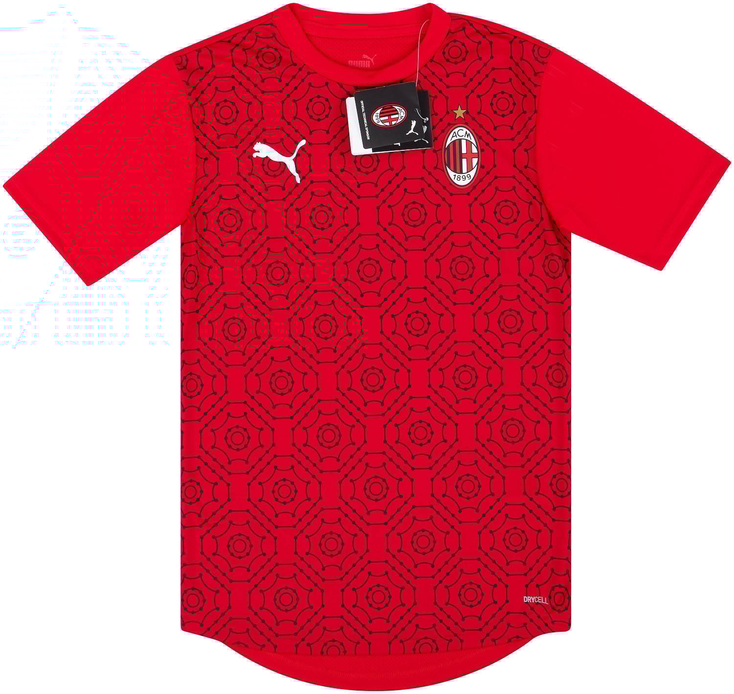 2020-21 AC Milan Puma Stadium Training Shirt