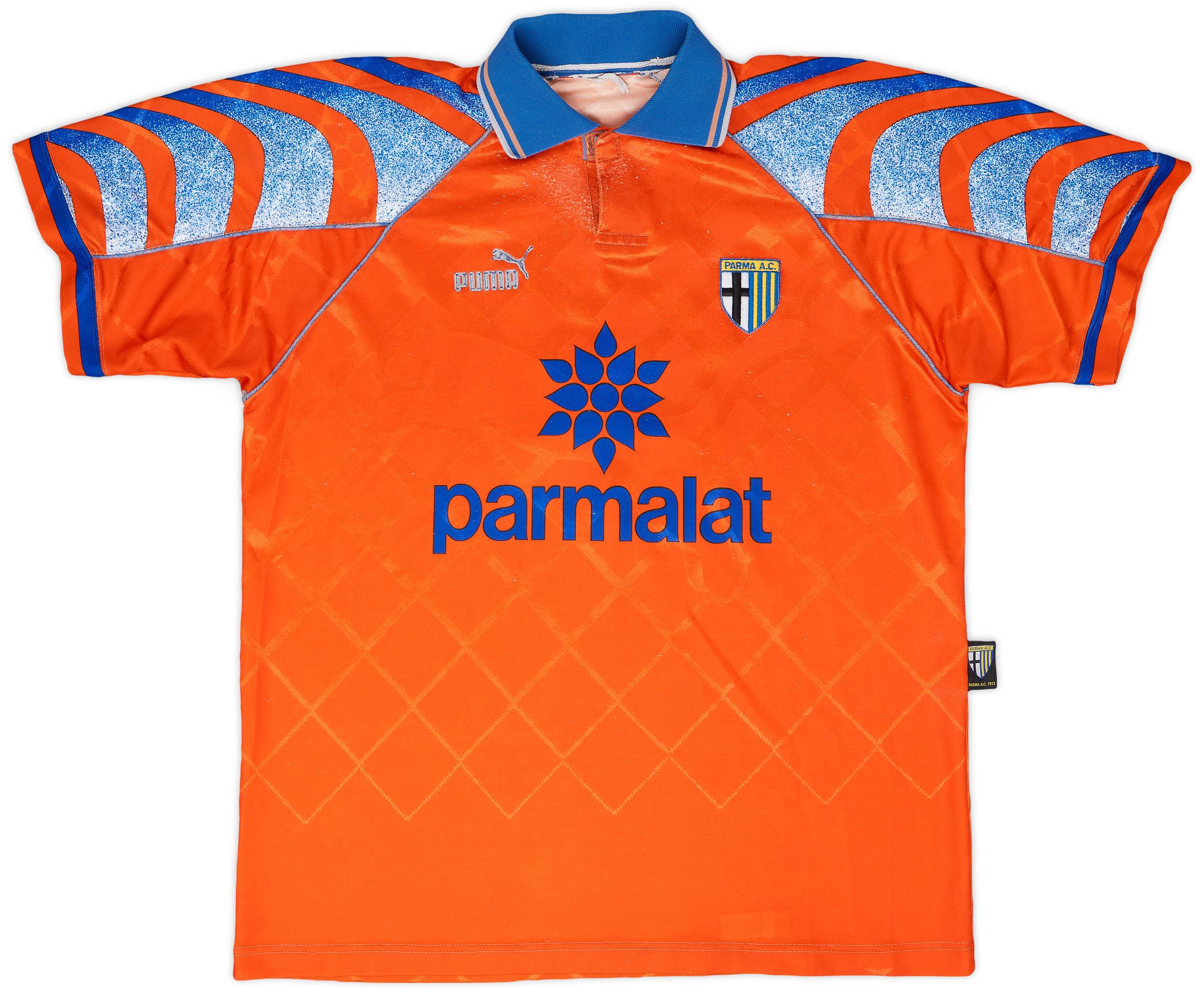 1996-97 Parma Match Issue Third Shirt #8