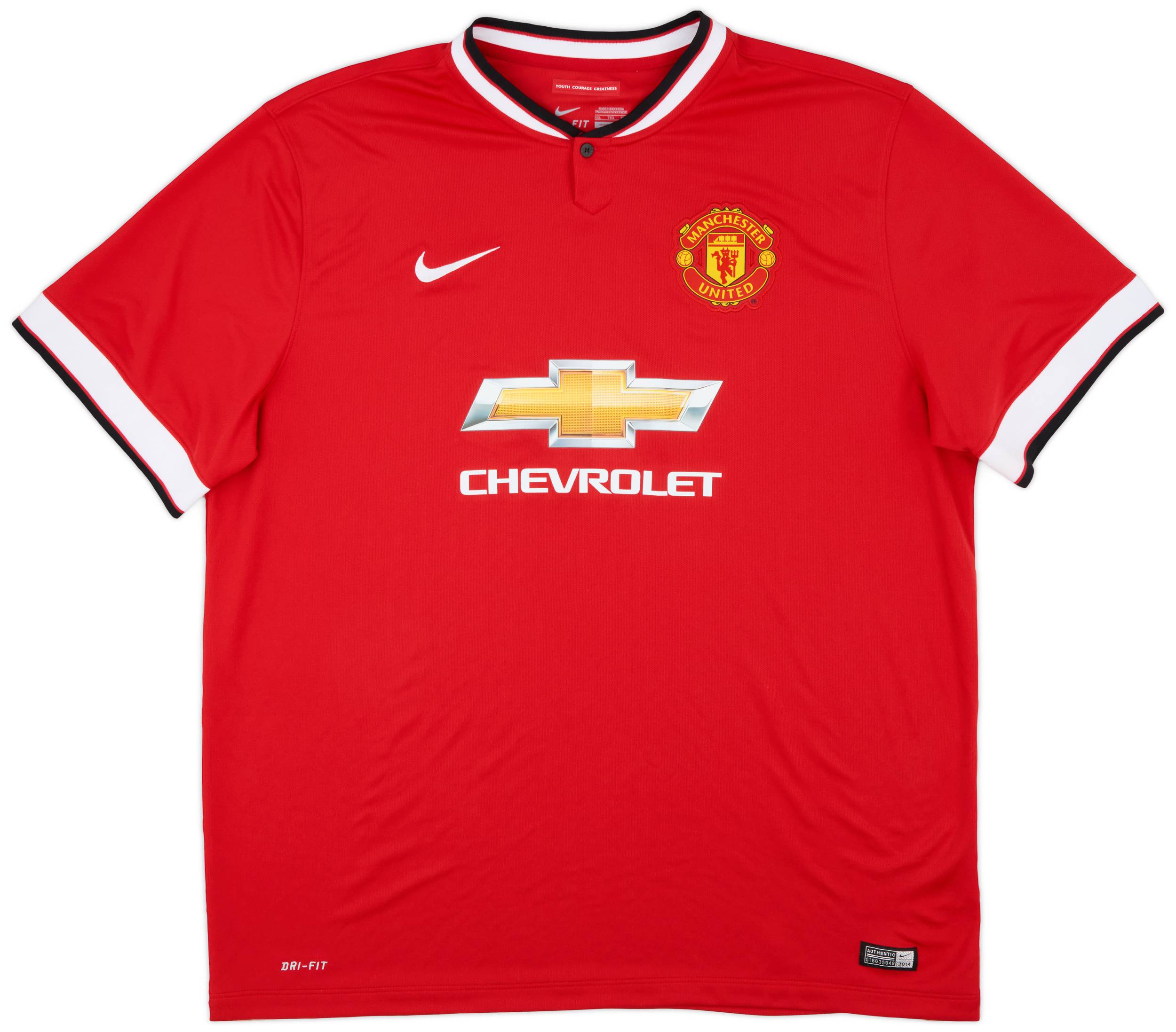 2014-15 Manchester United Home Shirt - 8/10 - (XXL)